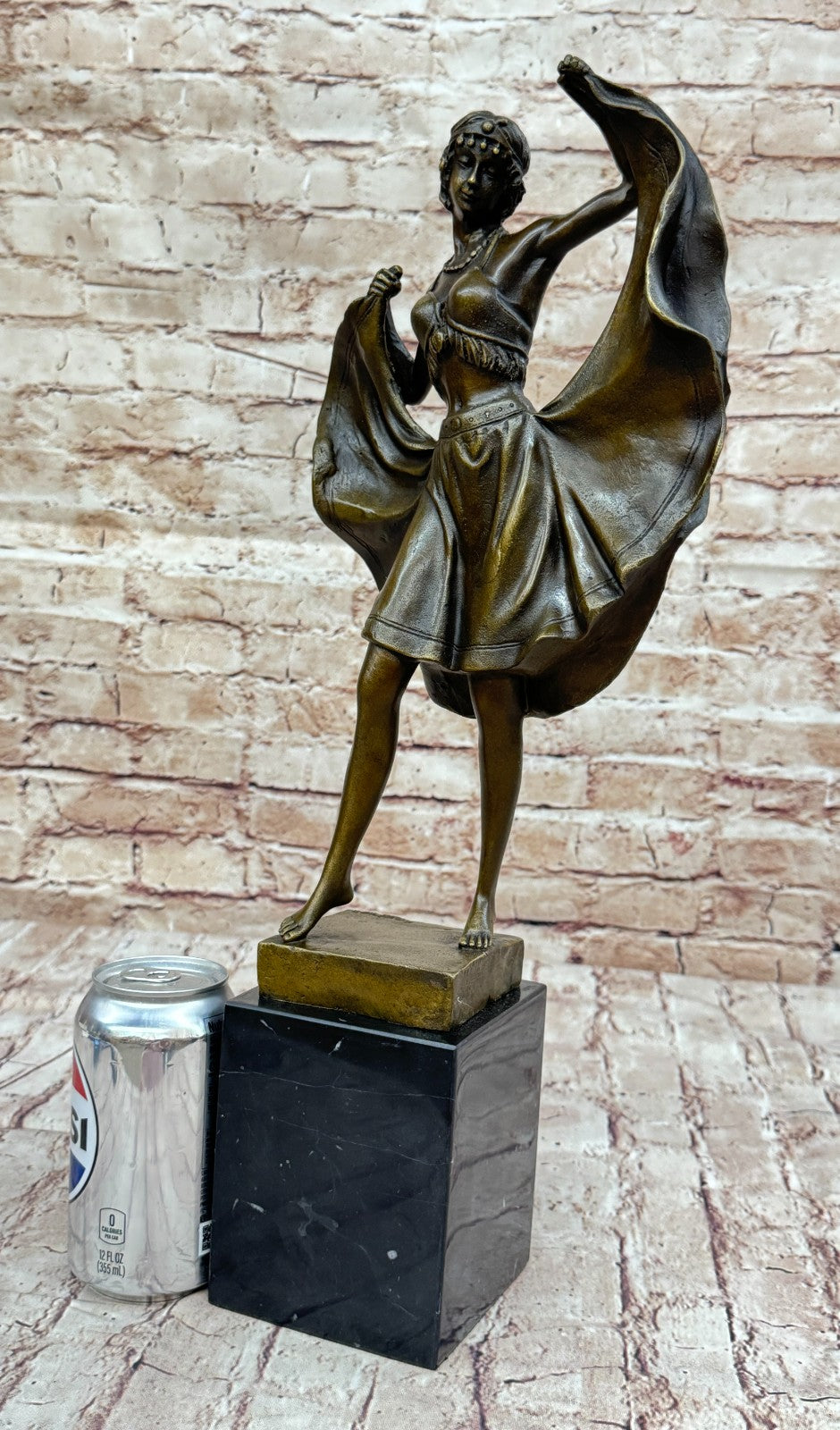 Orientalist Austrian Bergman Bronze Sculpture Handcrafted Naughty Statue Art