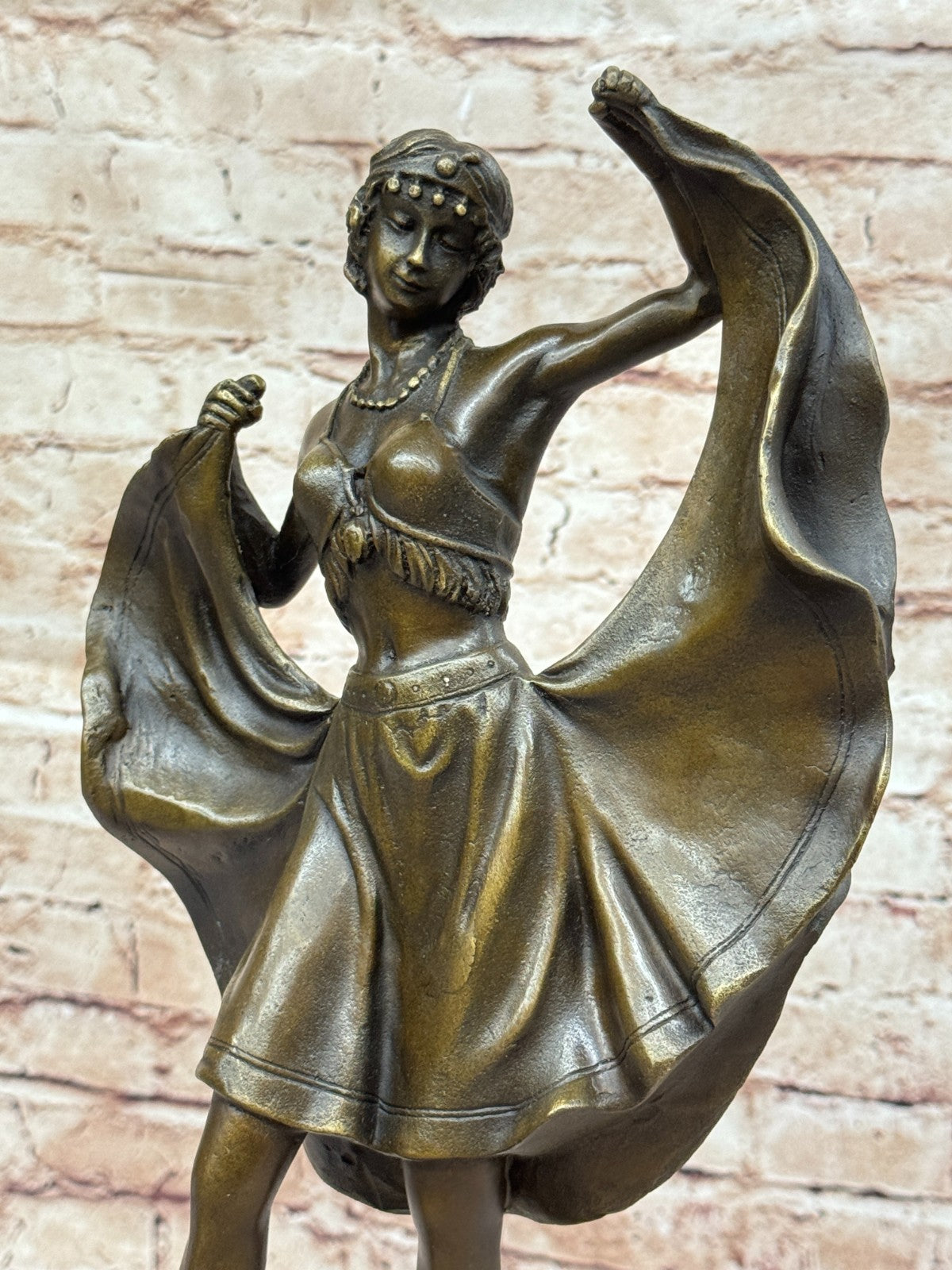 Orientalist Austrian Bergman Bronze Sculpture Handcrafted Naughty Statue Art