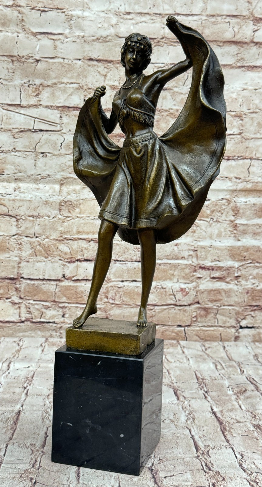 Orientalist Austrian Bergman Bronze Sculpture Handcrafted Naughty Statue Art