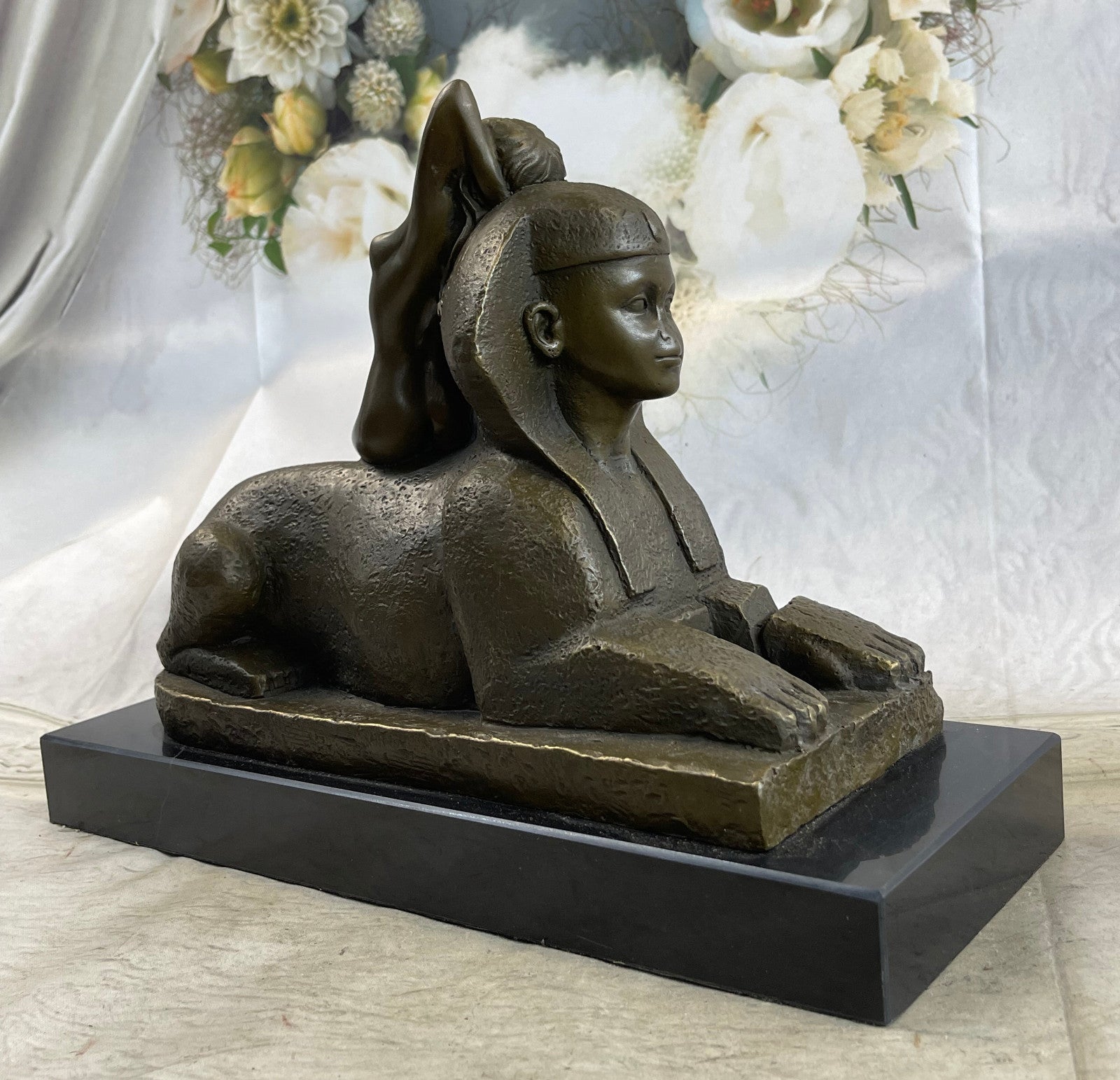 Handcrafted bronze sculpture SALE Nymph Nude Herlinger By Nouveau Art French