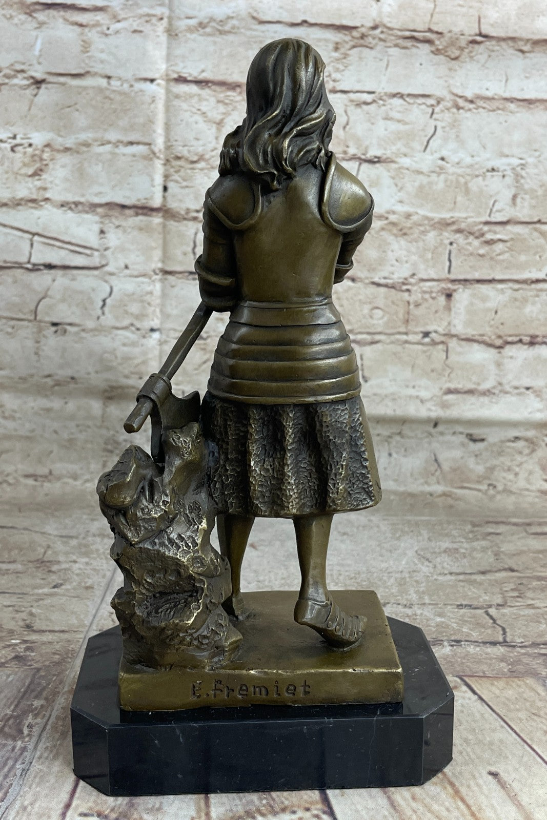 Museum Quality Close Out Sale Joan of Arc Bronze Masterpiece Statue Gift