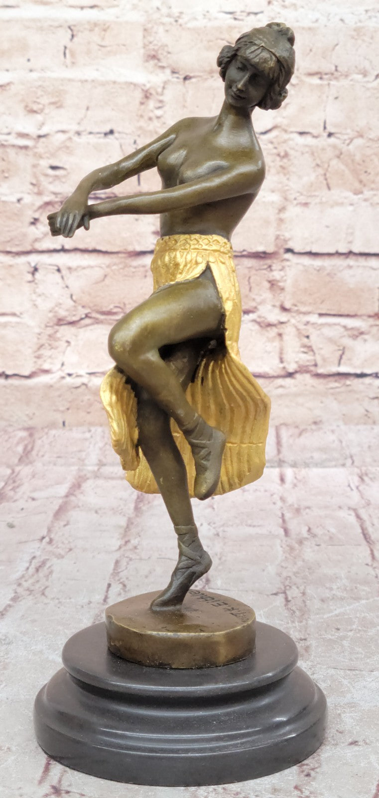 Belly Harem Dancer Girl Hot Eichler Bronze Sculpture Statue Figurine Art Nude