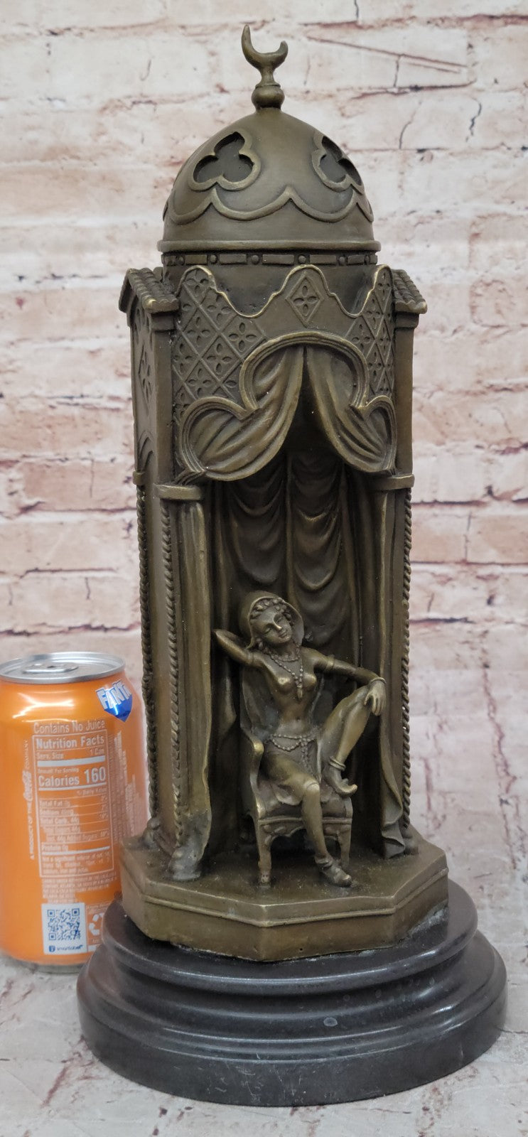 Bergman Detailed Statue Gift Hand Art Deco Museum Quality Bronze Sculpture SALE