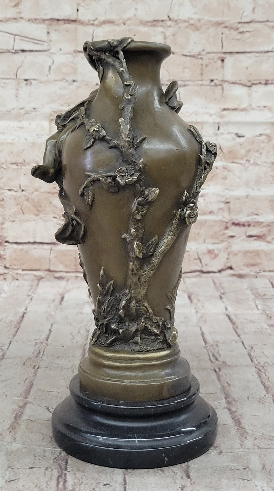 Art Deco Victorian Style Baby Angel Cherubs Vase Planter Bronze Statue Sale