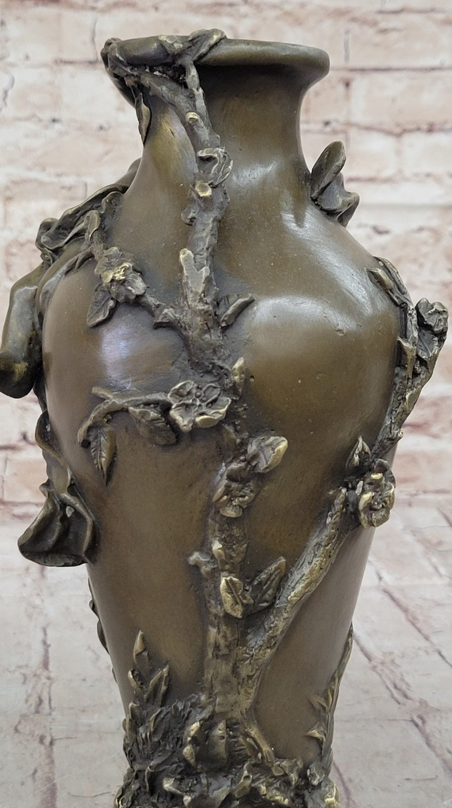 Art Deco Victorian Style Baby Angel Cherubs Vase Planter Bronze Statue Sale