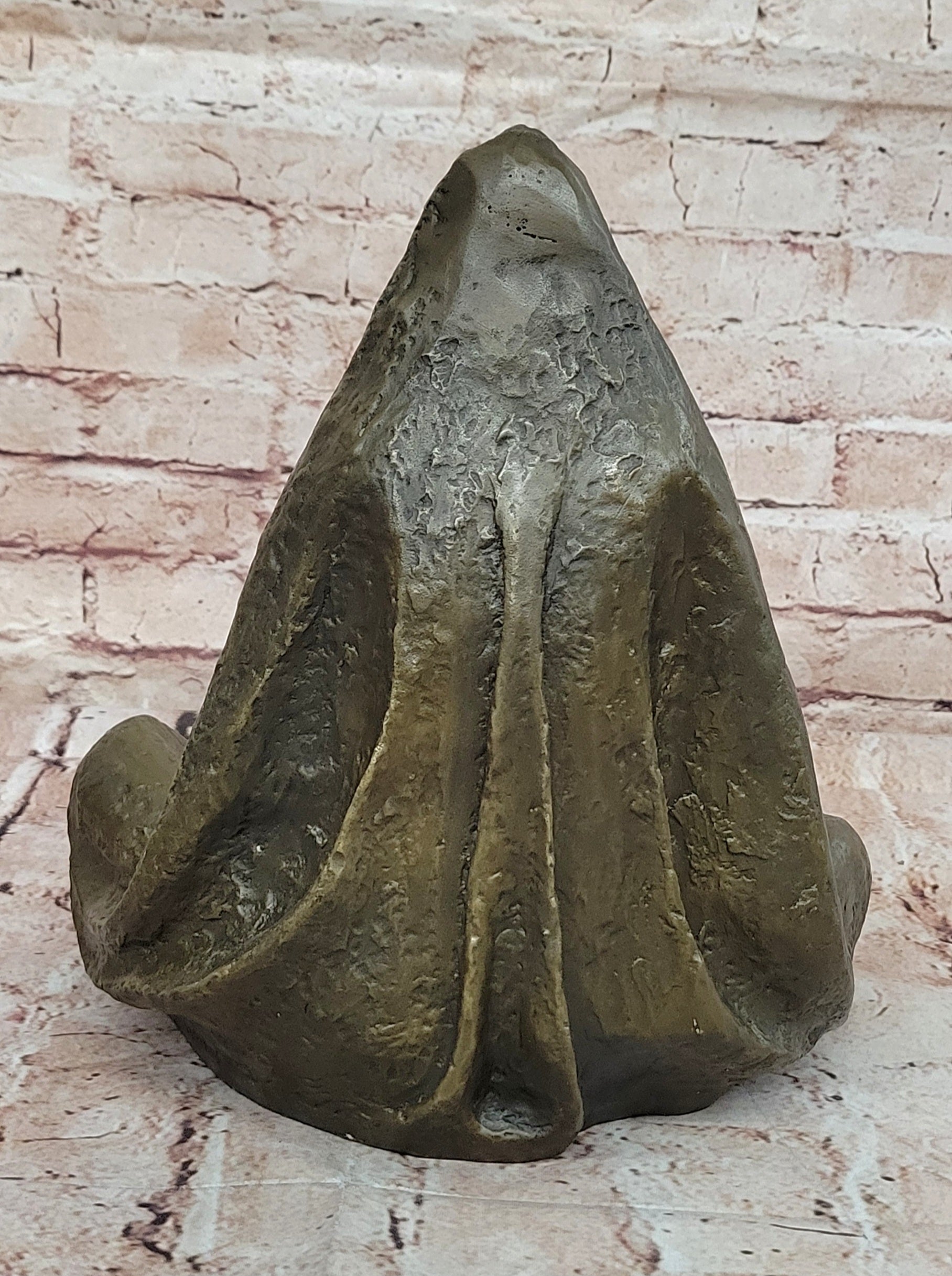 Handcrafted bronze sculpture SALE Elder Wise American Native Original Signed Upd