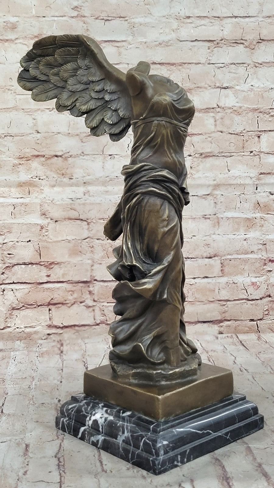 Hot Cast Hand Made by Lost Wax Method Nike Bronze Sculpture Statue Sale