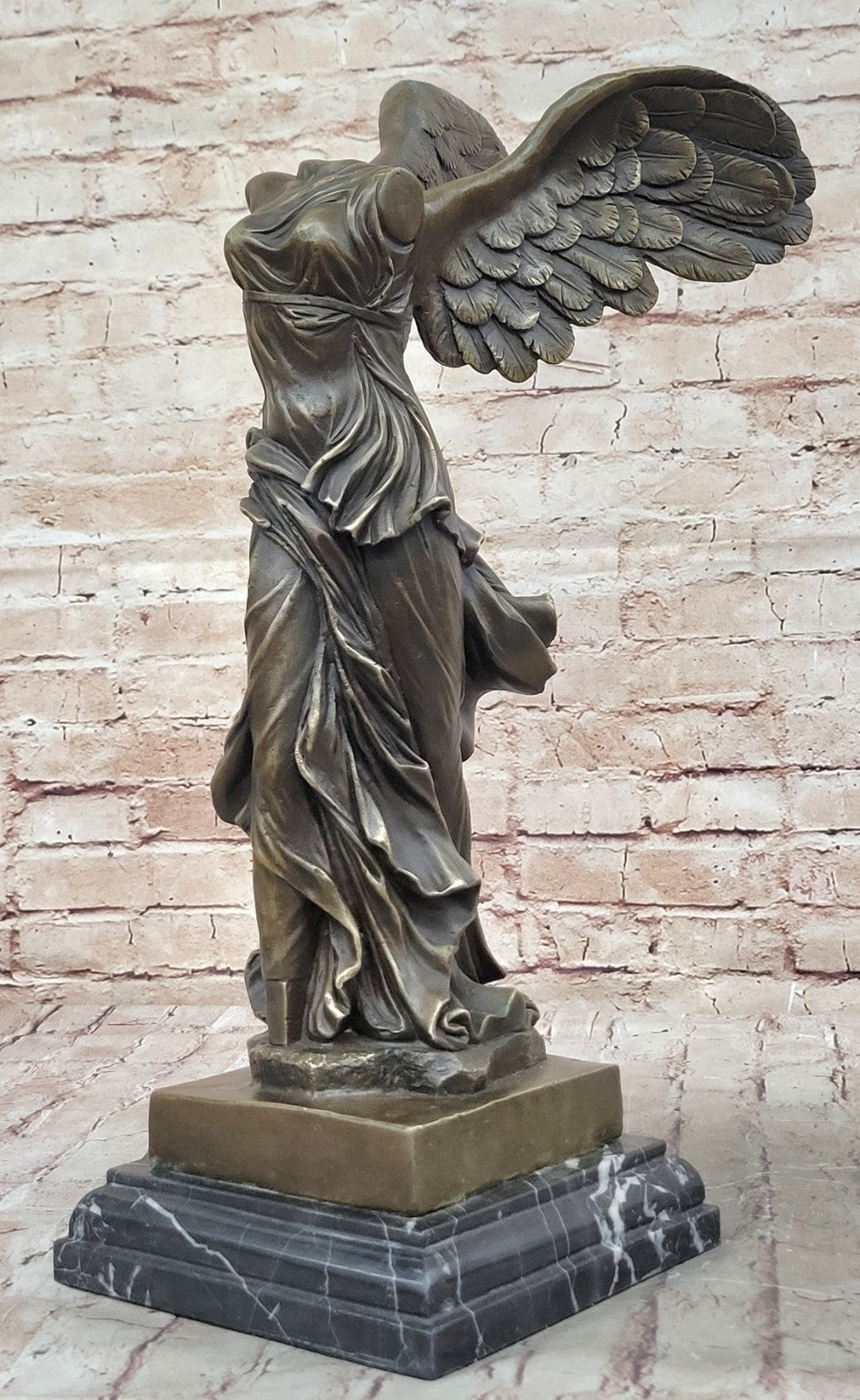 Hot Cast Hand Made by Lost Wax Method Nike Bronze Sculpture Statue Sale