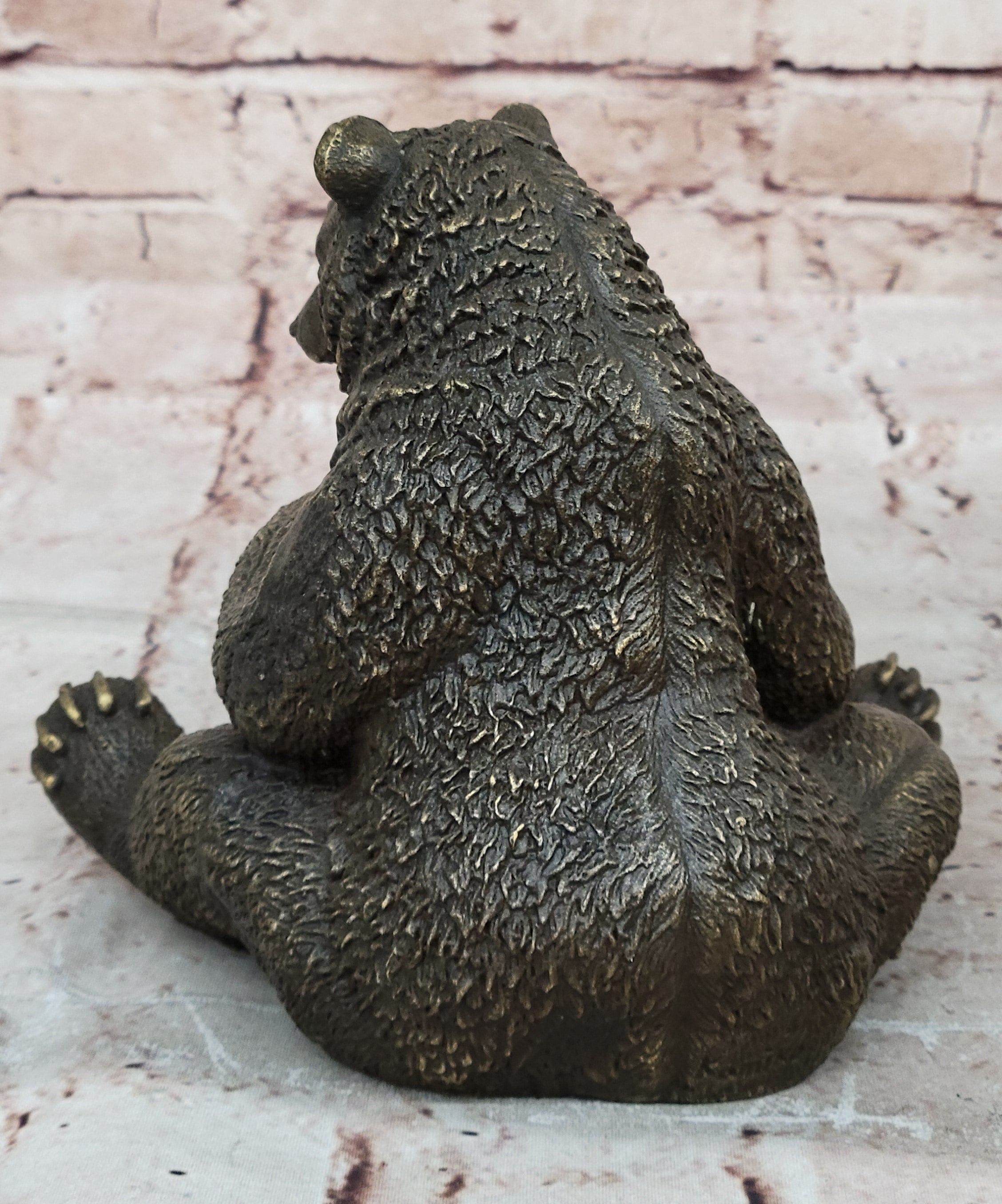 Handcrafted bronze sculpture SALE Deco Art Bear Vienna figurine figure decor