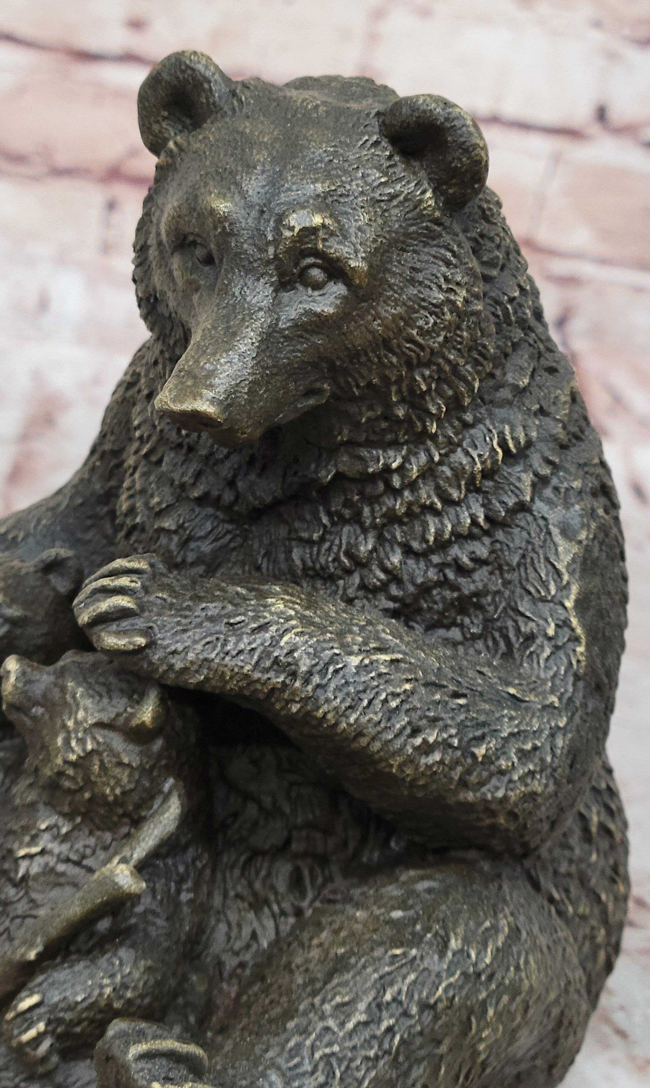 Handcrafted bronze sculpture SALE Deco Art Bear Vienna figurine figure decor
