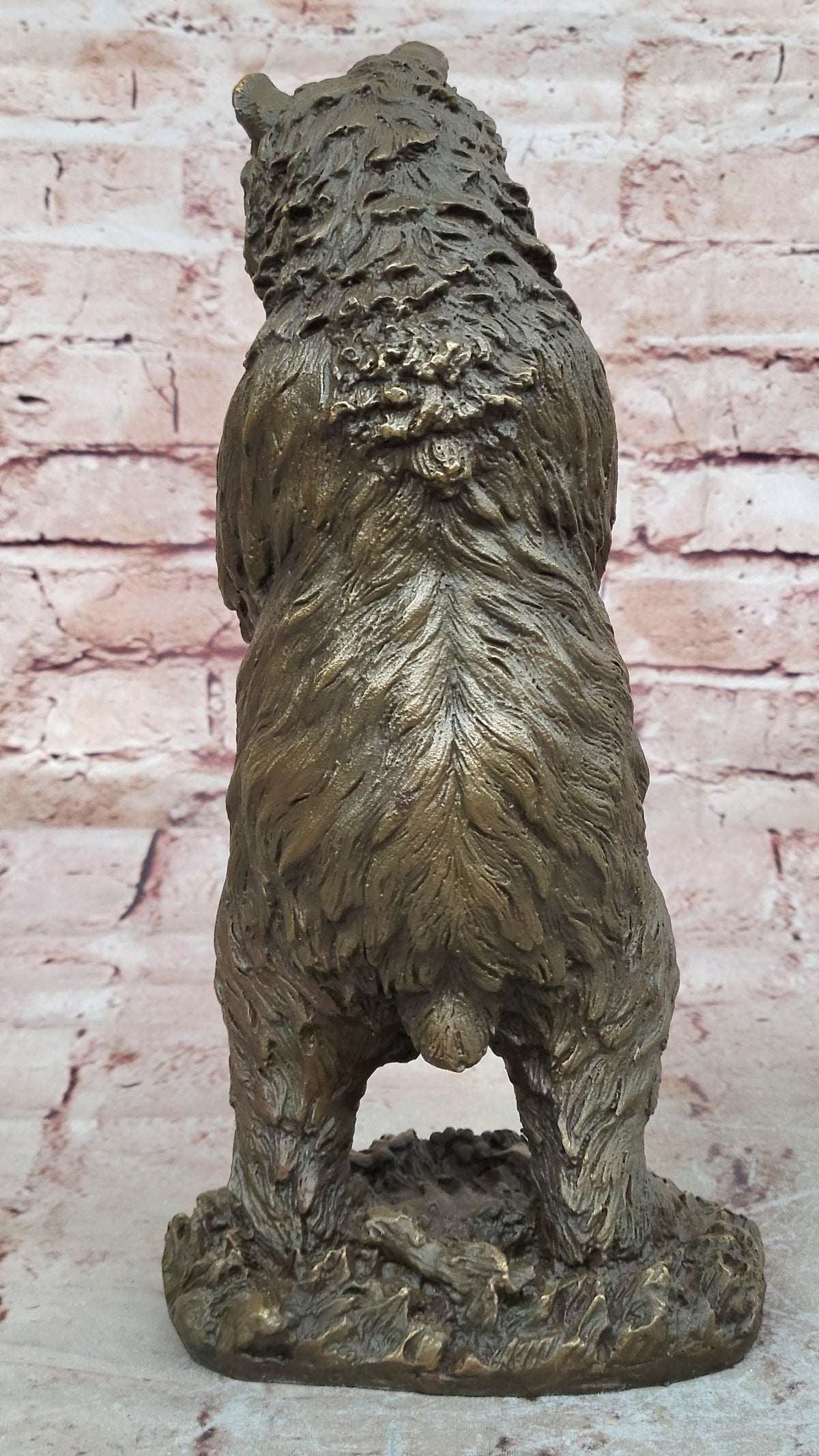 Kodiak Grizzly Bear Lodge Wildlife Lodge Artwork Bronze Statue Sculpture Figure