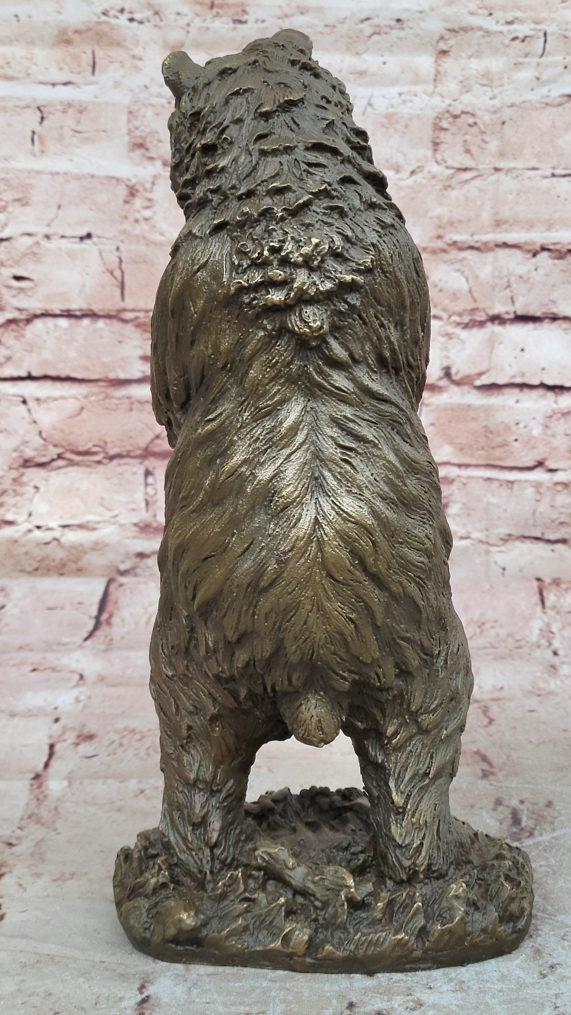 Kodiak Grizzly Bear Lodge Wildlife Lodge Artwork Bronze Statue Sculpture Figure