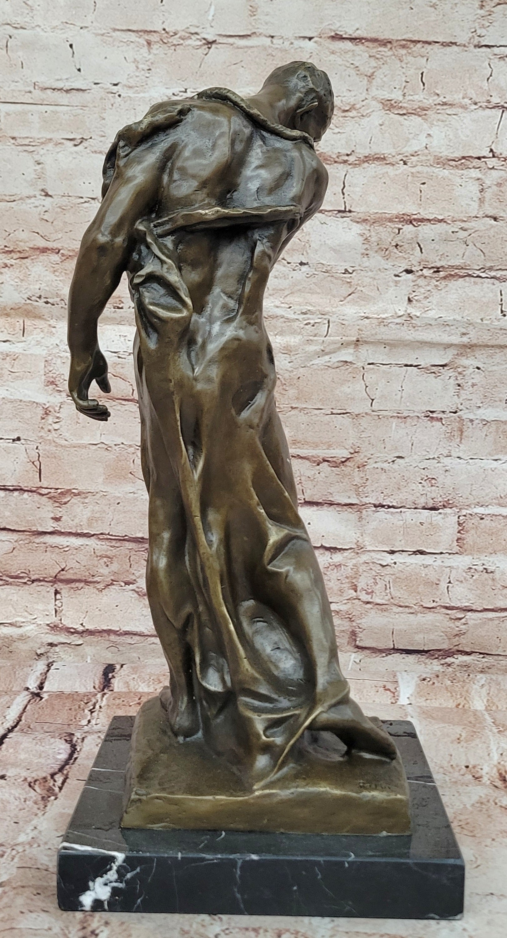 Augustine Rodin Museum Quality Classic Artwork Detailed Bronze Figurine Figure