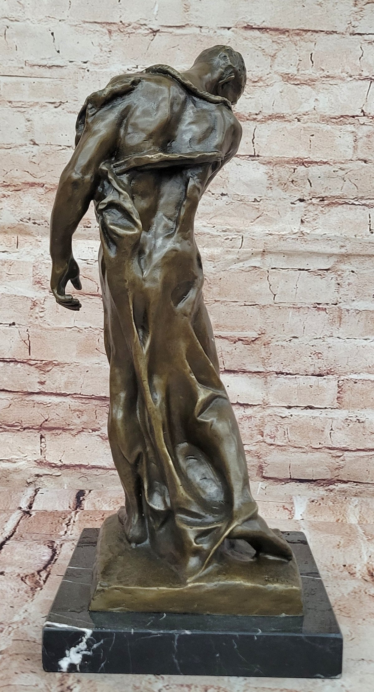 Augustine Rodin Museum Quality Classic Artwork Detailed Bronze Figurine Figure