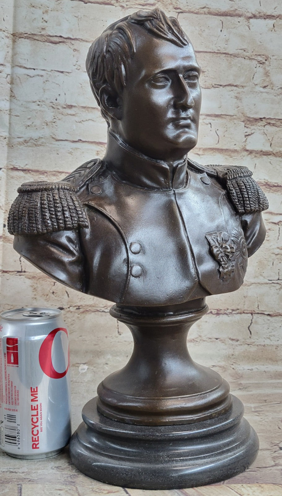 Home/Office Art Decor Bronze Statue Historical CLASSIC NAPOLEON BONAPARTE BUST