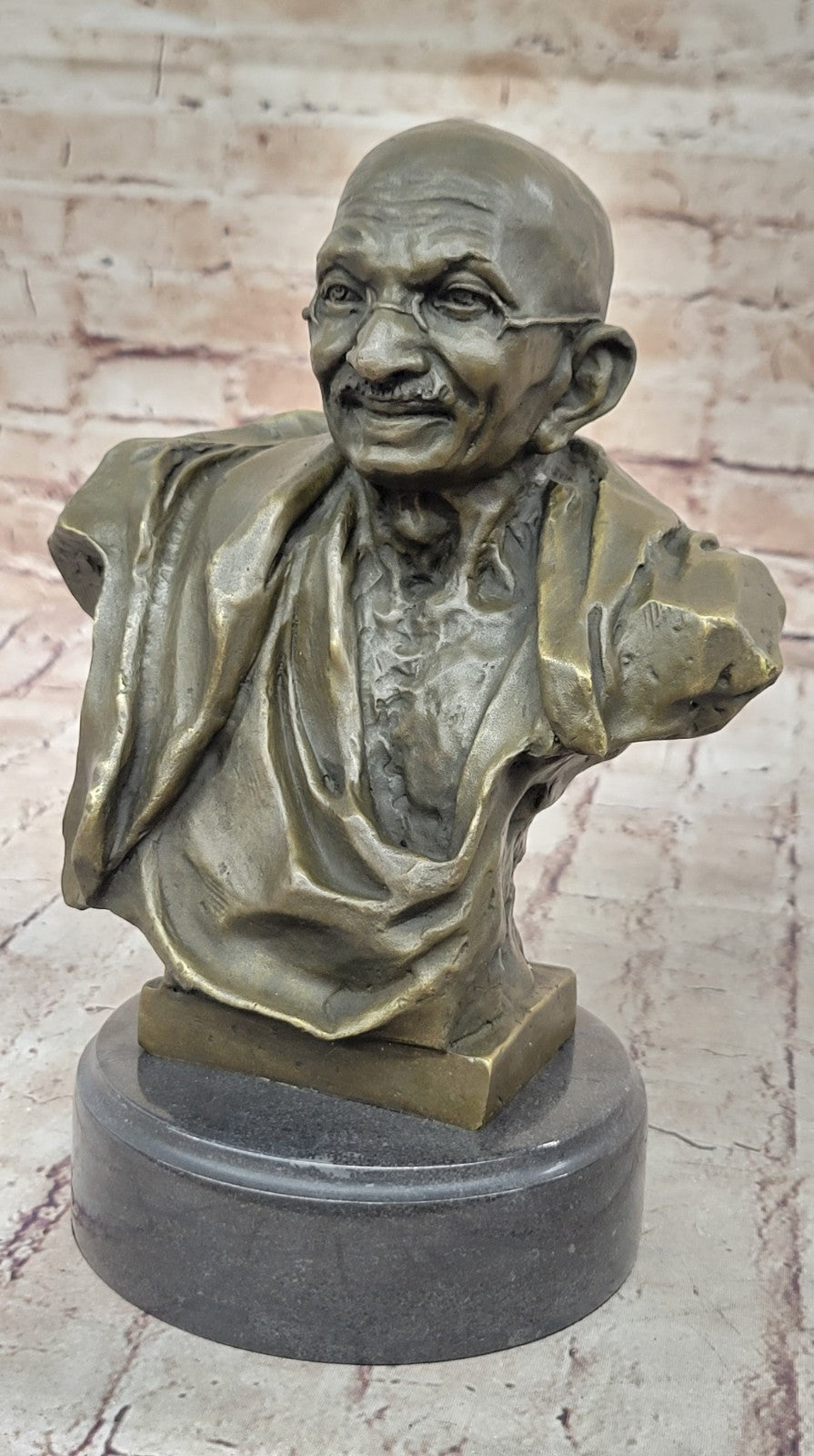 Handcrafted Gandhi Bronze Sculpture – Limited Collector’s Edition by Mavchi | Sale Now