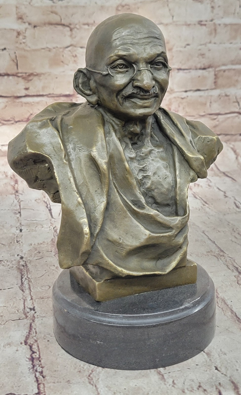 Handcrafted Gandhi Bronze Sculpture – Limited Collector’s Edition by Mavchi | Sale Now