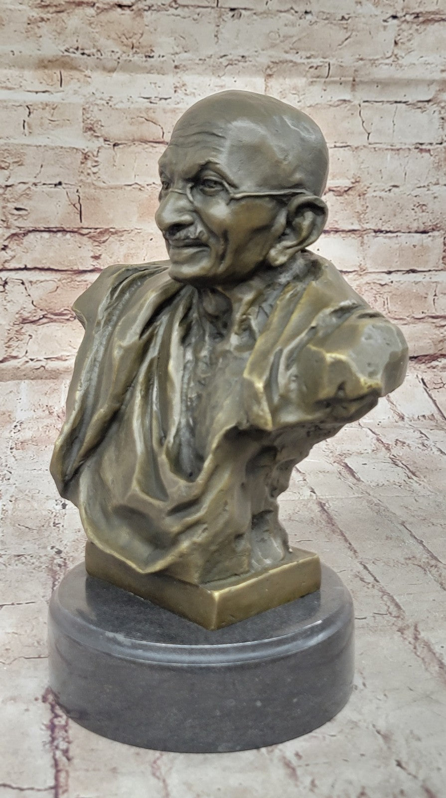 Handcrafted Gandhi Bronze Sculpture – Limited Collector’s Edition by Mavchi | Sale Now