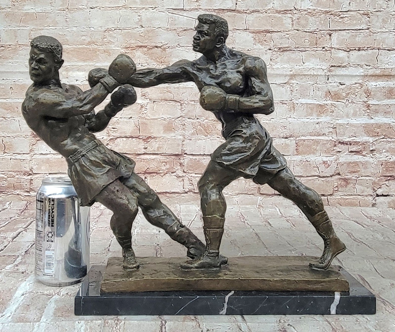Boxing Ring Side Fighting Decor Bronze Sculpture Statue Figurine Figure Sale Art