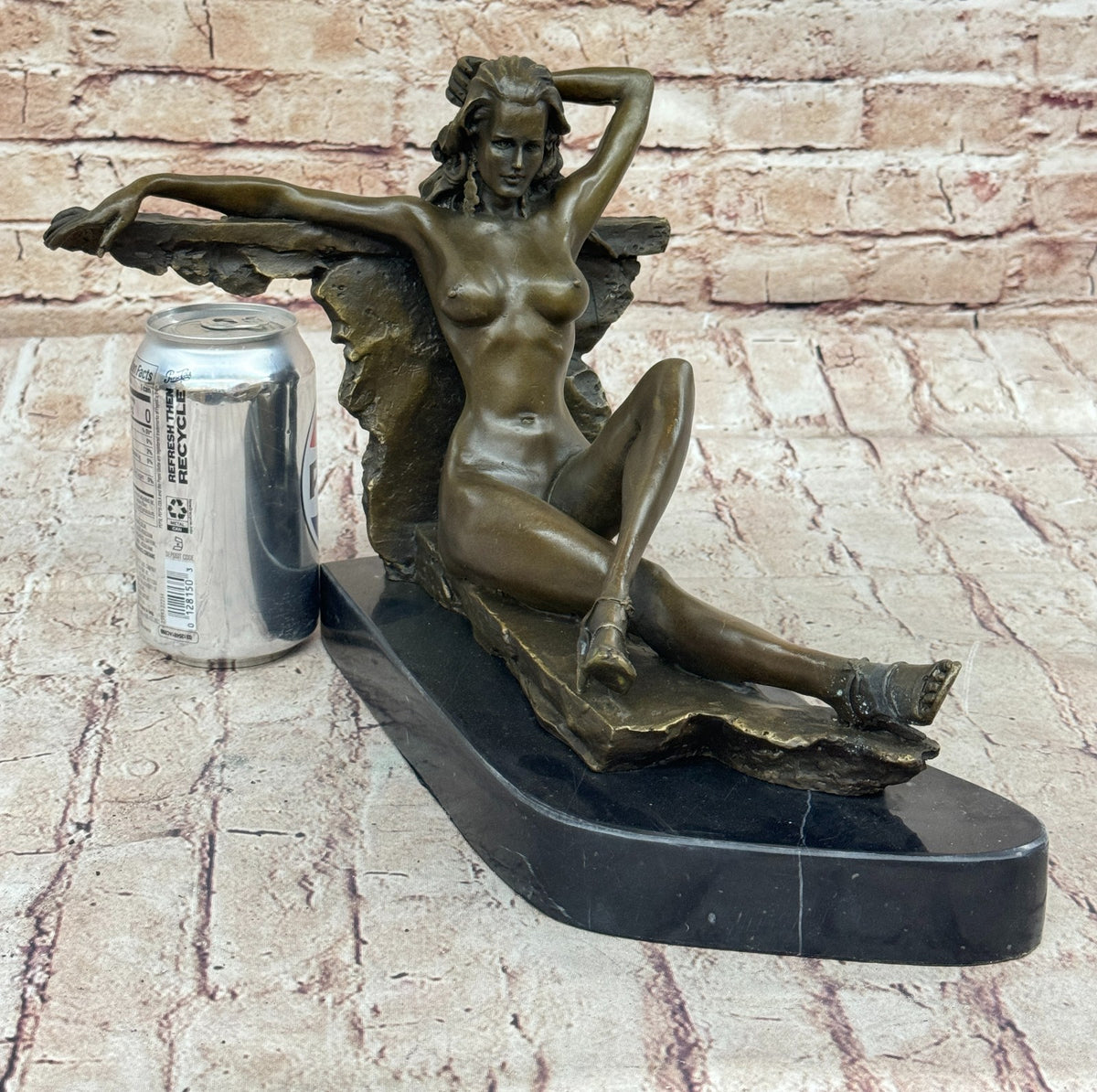 Handcrafted bronze sculpture SALE Female Nude Original Artwork by Vitaleh