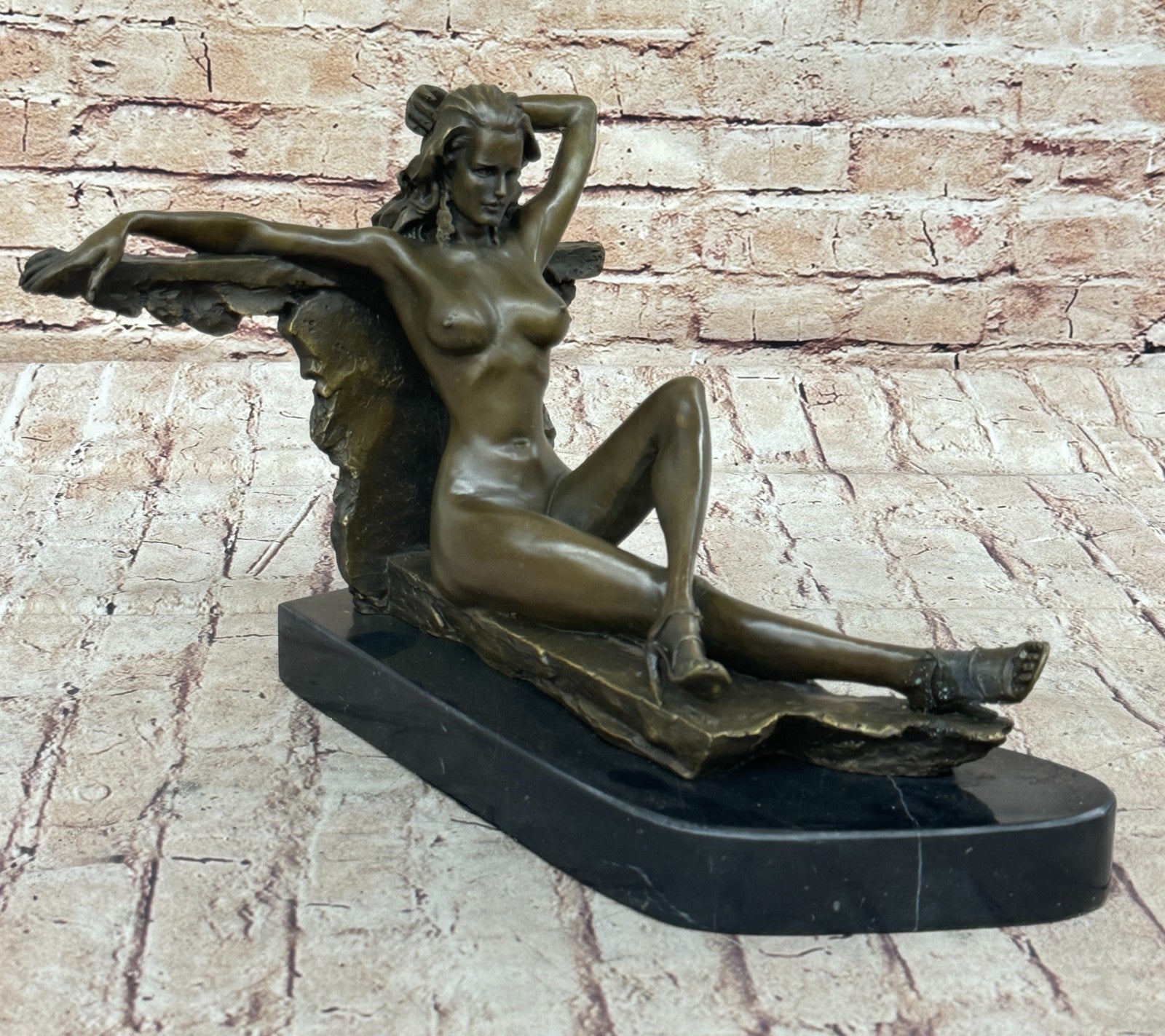 Handcrafted bronze sculpture SALE Female Nude Original Artwork by Vitaleh