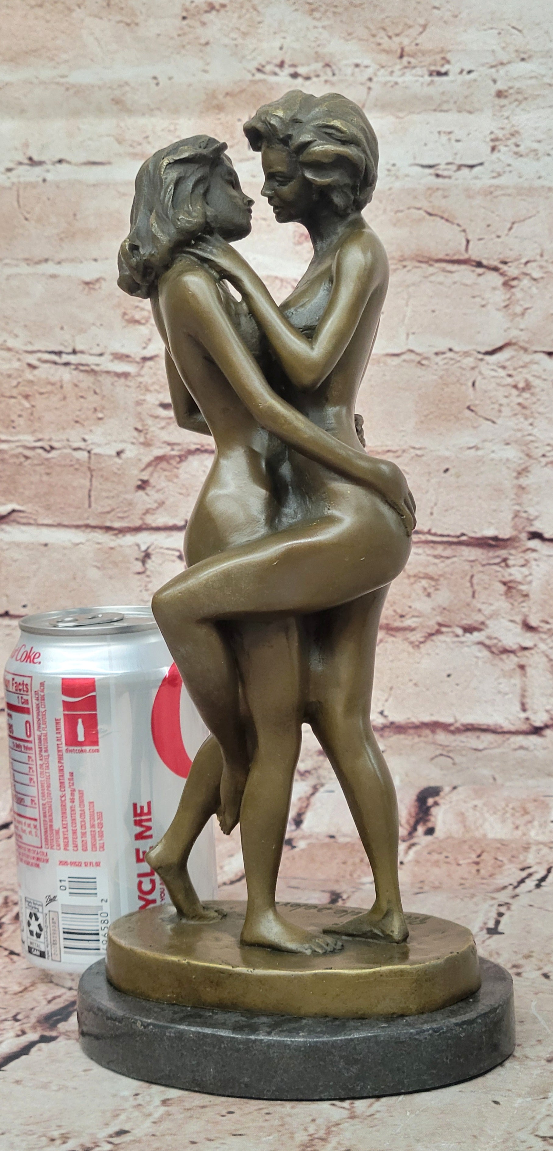 Handcrafted bronze sculpture SALE Lover Hot Cast Collector Edition Signed Artwork