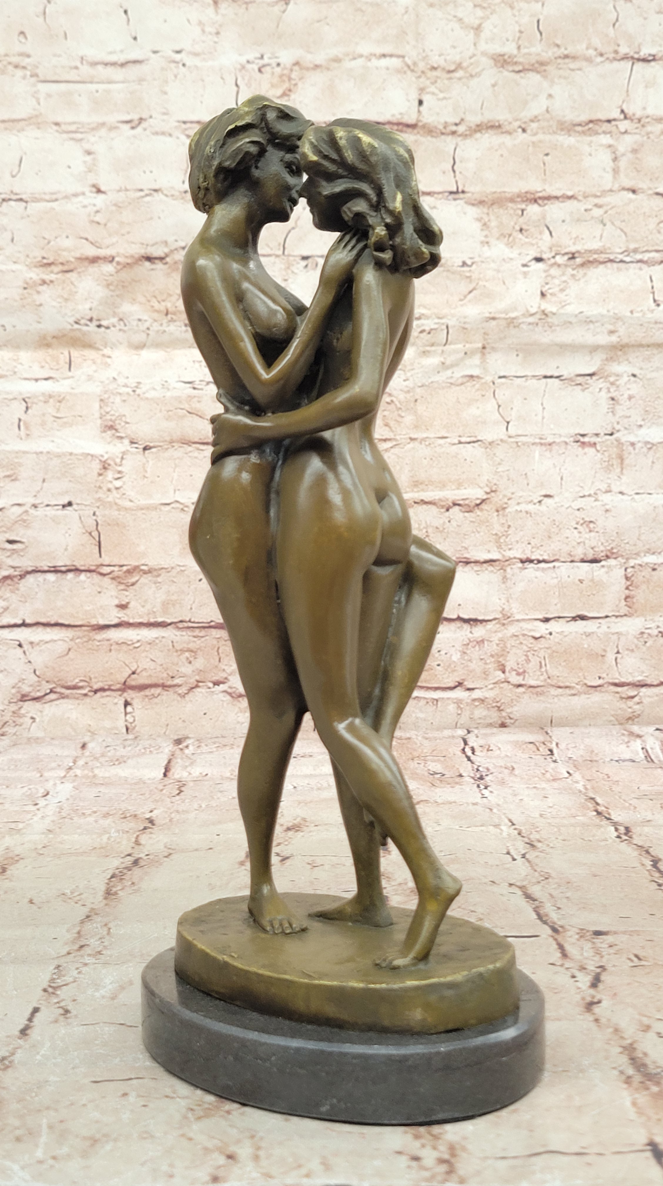 Handcrafted bronze sculpture SALE Lover Hot Cast Collector Edition Signed Artwork