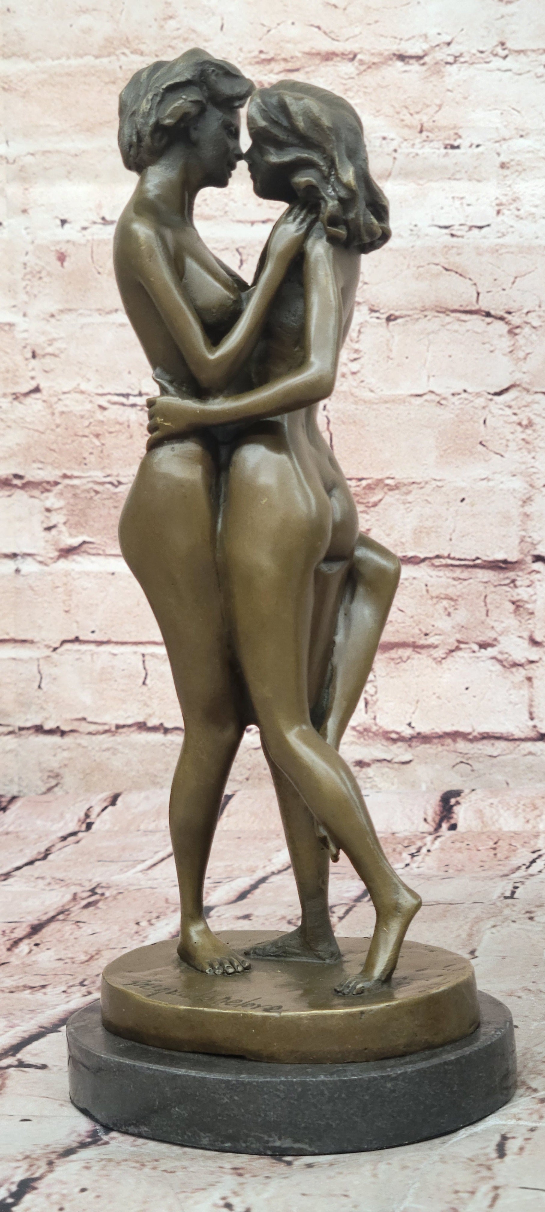 Handcrafted bronze sculpture SALE Lover Hot Cast Collector Edition Signed Artwork