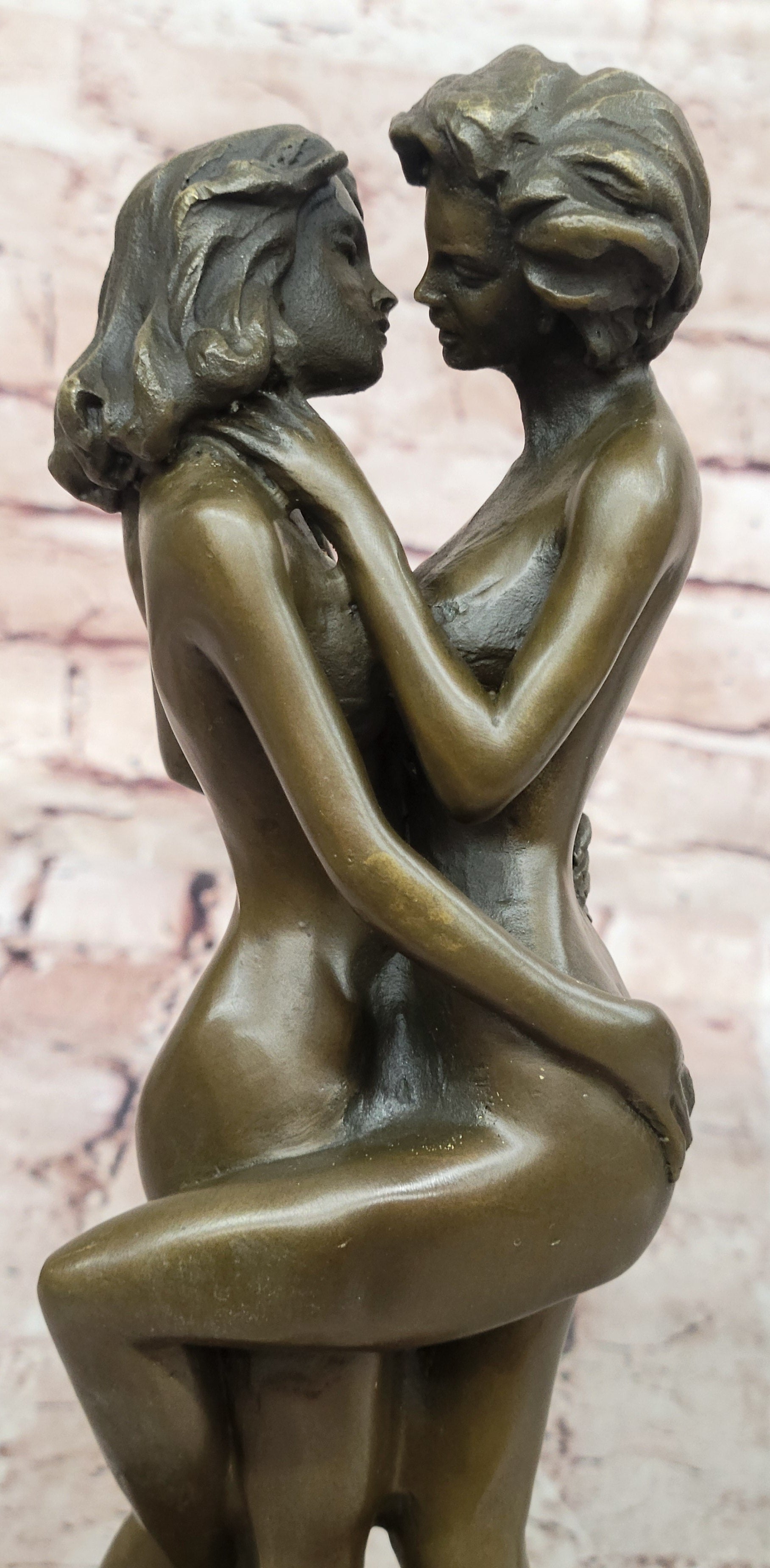 Handcrafted bronze sculpture SALE Lover Hot Cast Collector Edition Signed Artwork