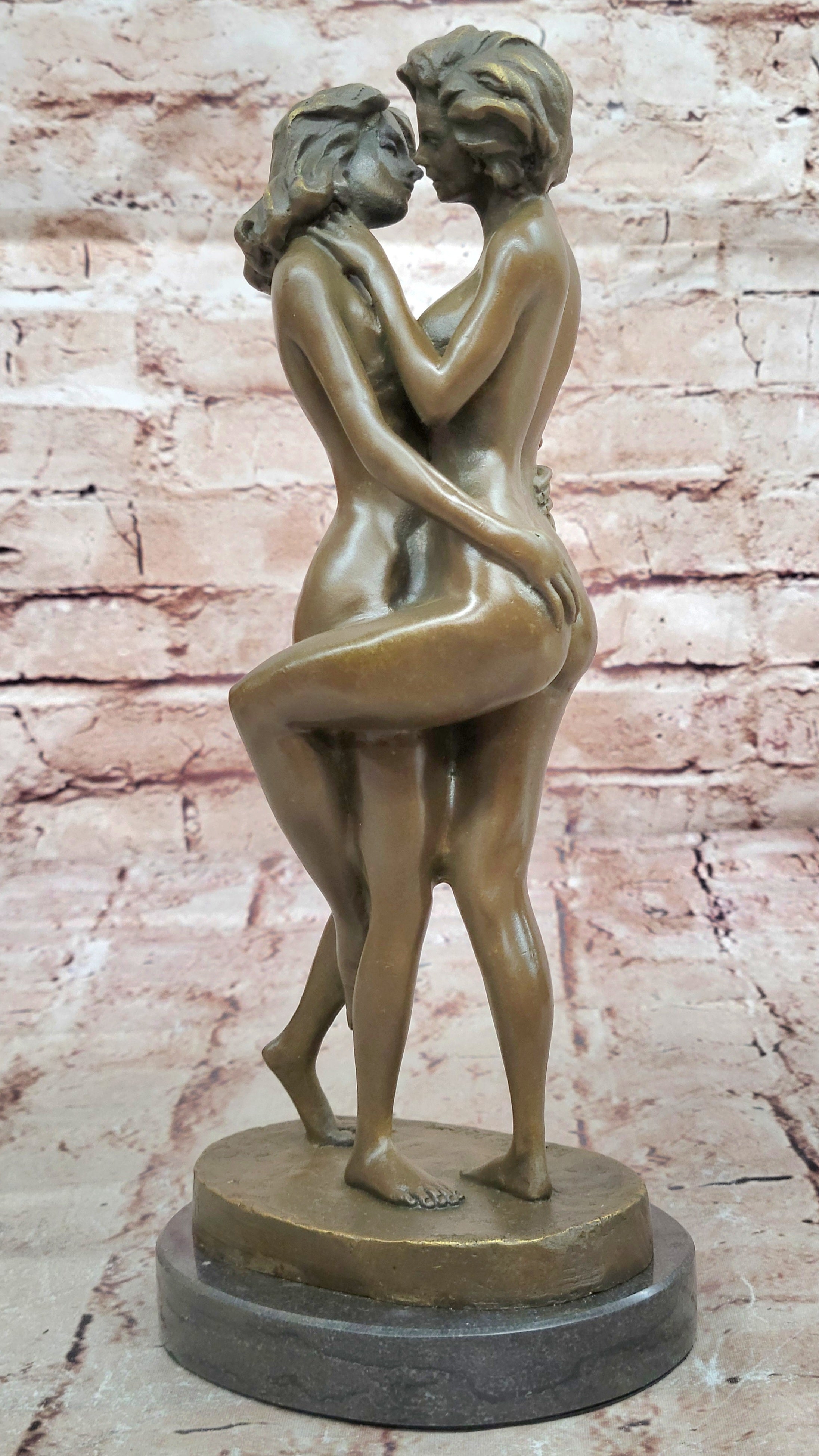 Handcrafted bronze sculpture SALE Lover Hot Cast Collector Edition Signed Artwork
