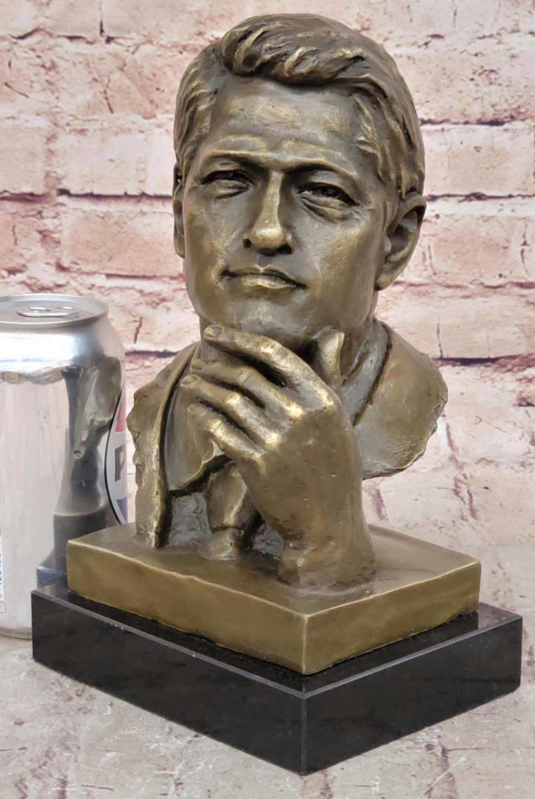 Bronze Sculpture Bill Clinton Rare Detailed made by Lost Wax Method Statue