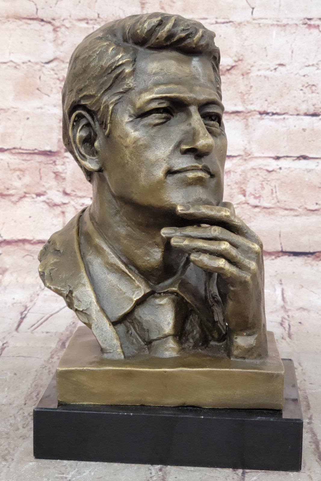 Bronze Sculpture Bill Clinton Rare Detailed made by Lost Wax Method Statue