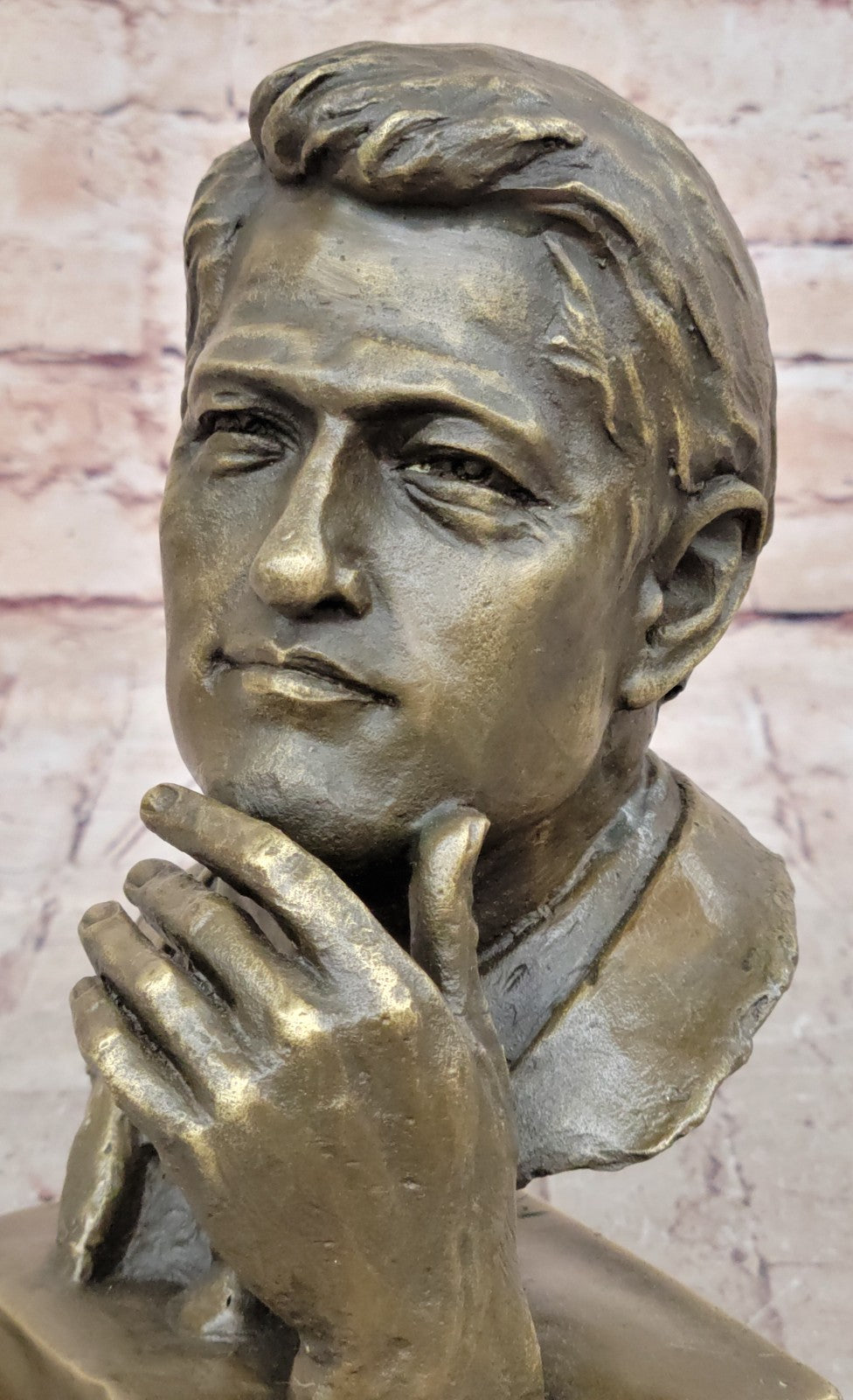 Bronze Sculpture Bill Clinton Rare Detailed made by Lost Wax Method Statue