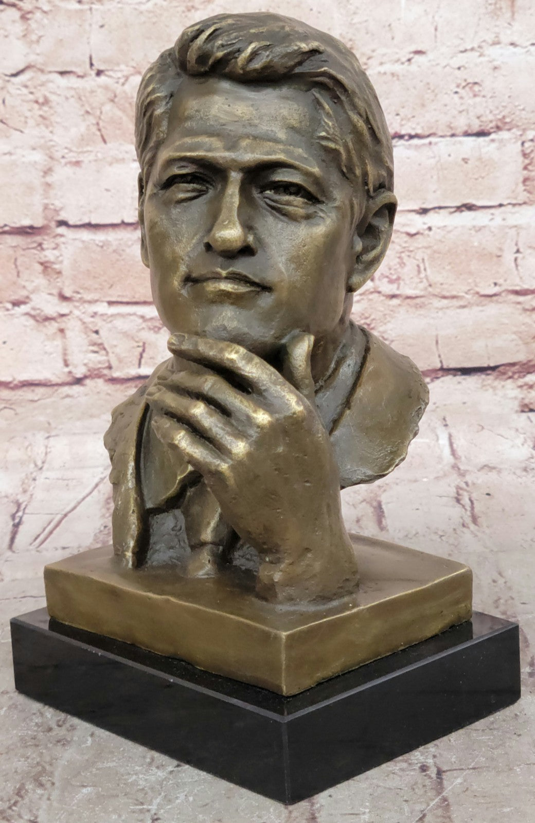 Bronze Sculpture Bill Clinton Rare Detailed made by Lost Wax Method Statue