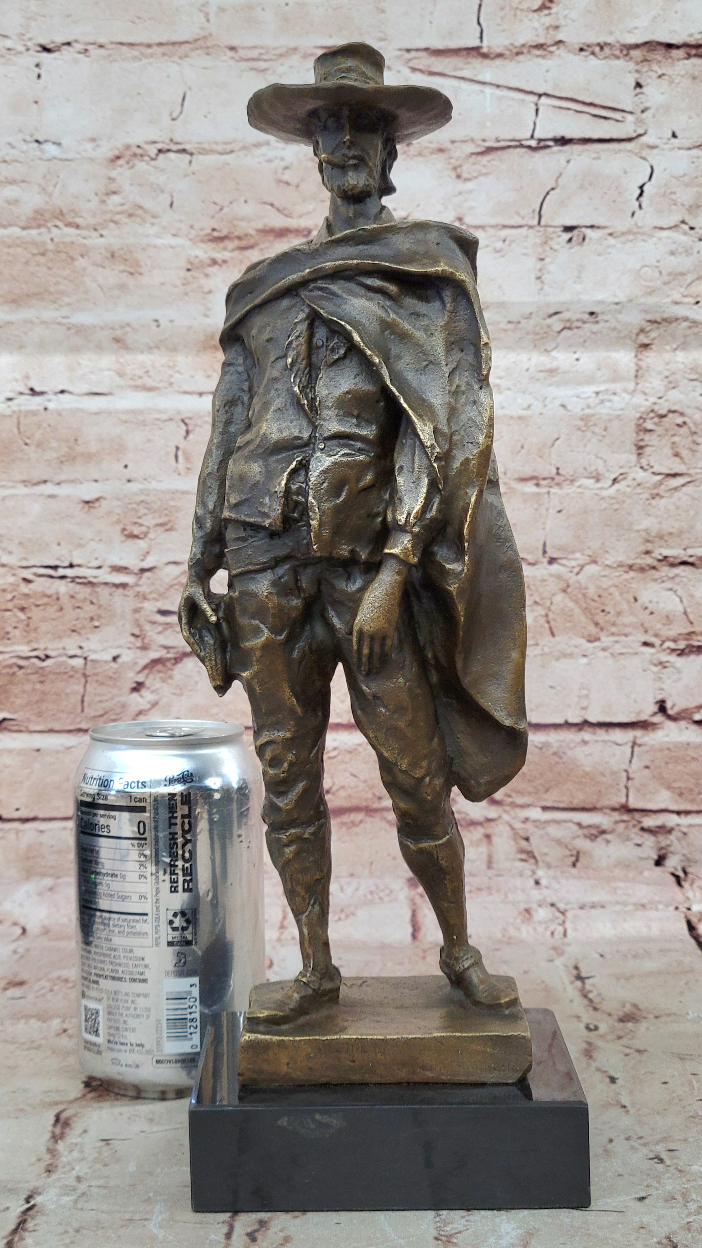 Dirty Harry Signed Original Collector Edition Bronze Sculpture Marble Base Figure