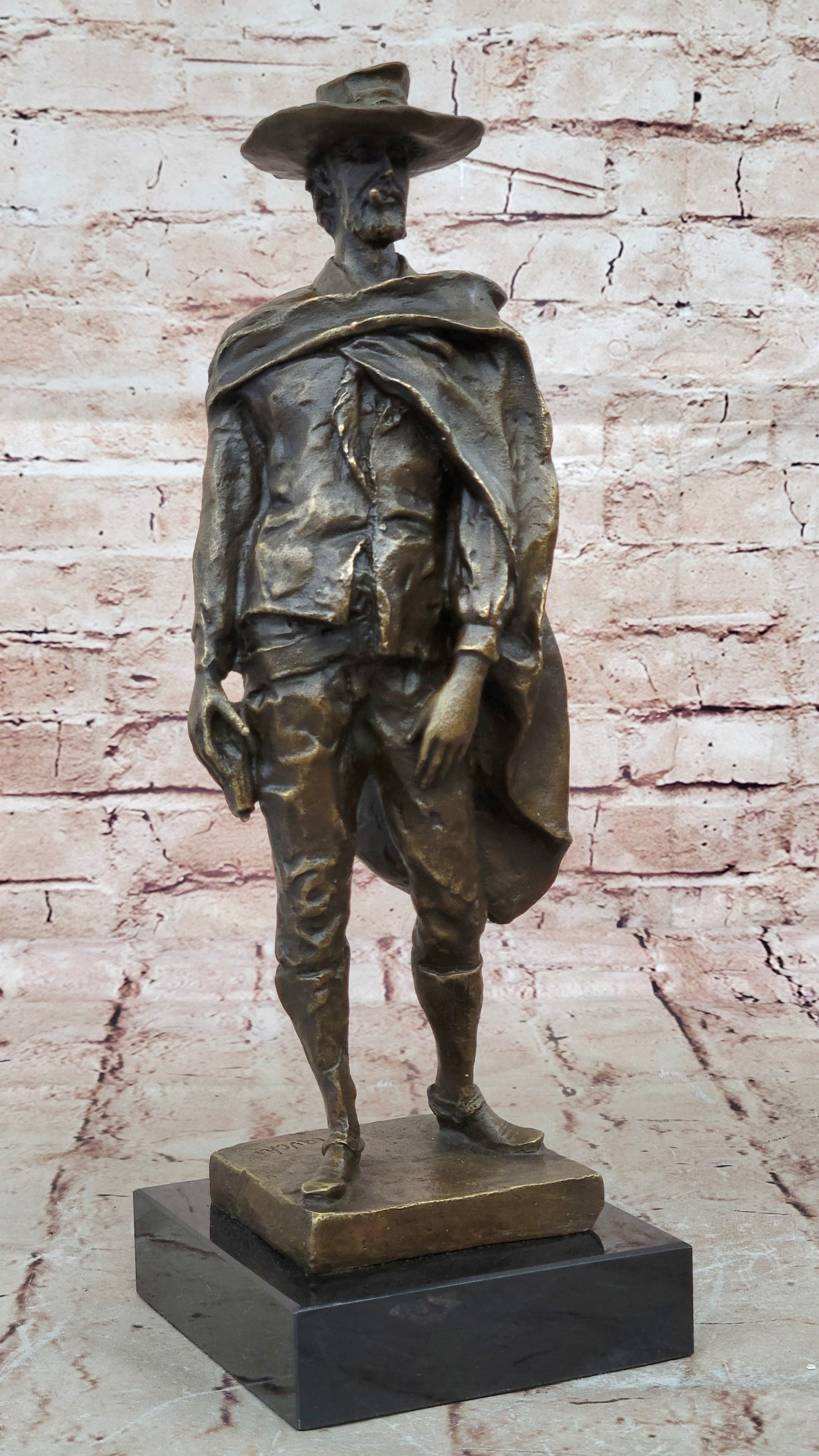 Dirty Harry Signed Original Collector Edition Bronze Sculpture Marble Base Figure