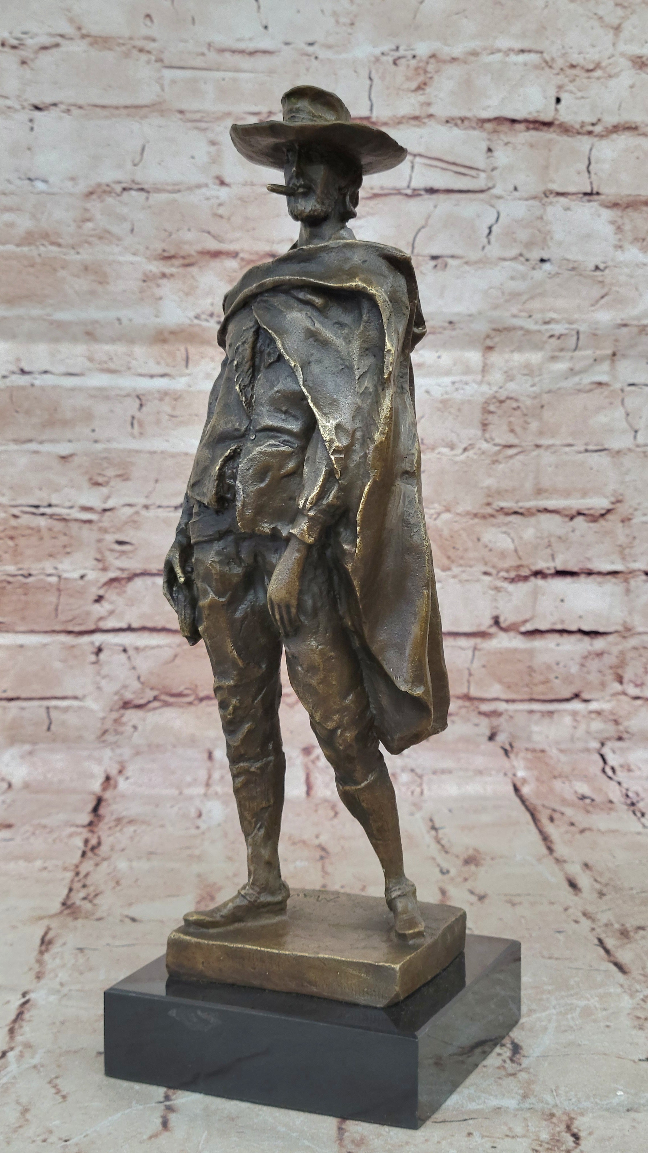 Dirty Harry Signed Original Collector Edition Bronze Sculpture Marble Base Figure