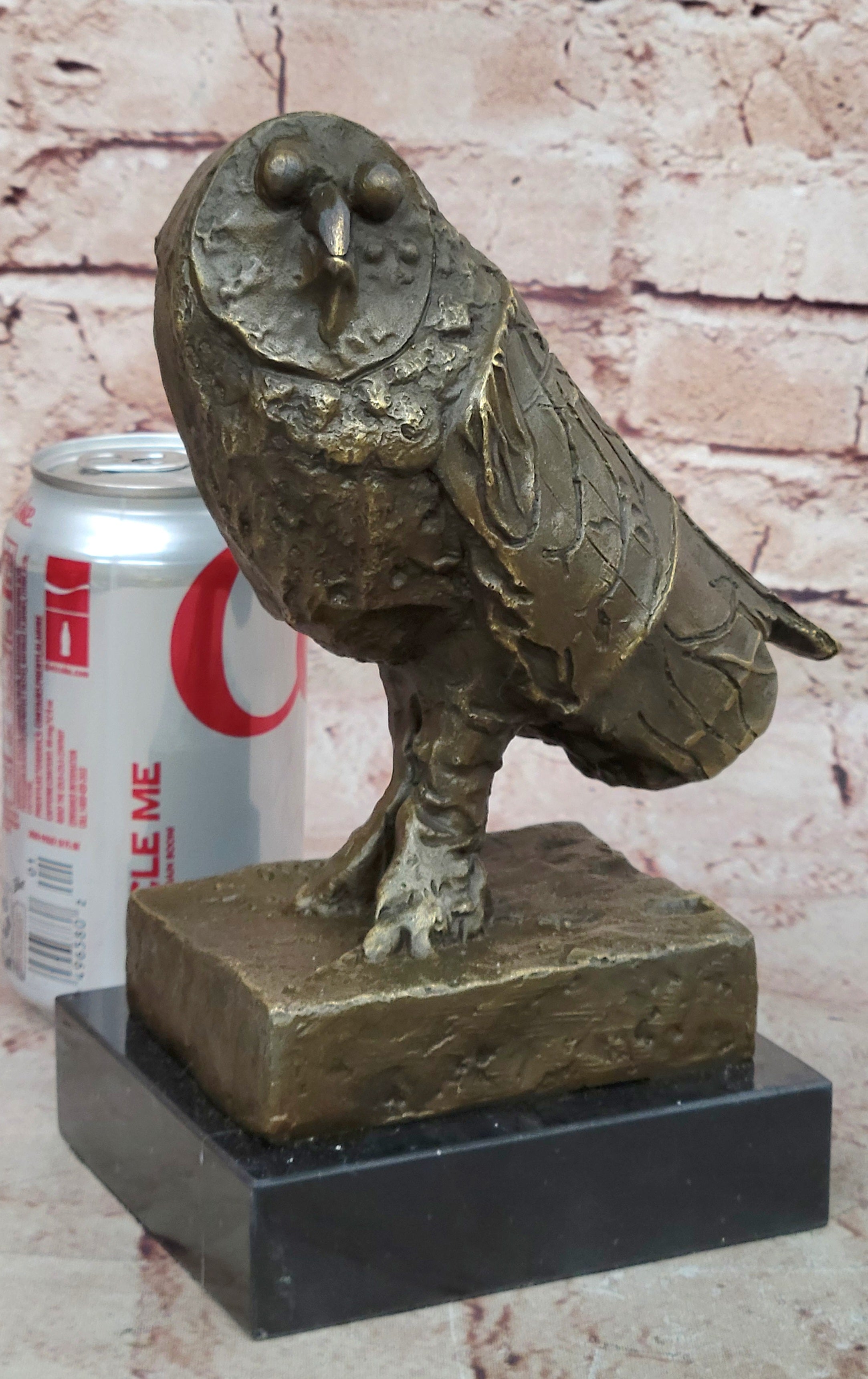 Handcrafted bronze sculpture Decor Home Marble Owl Art Modern Abstract picasso