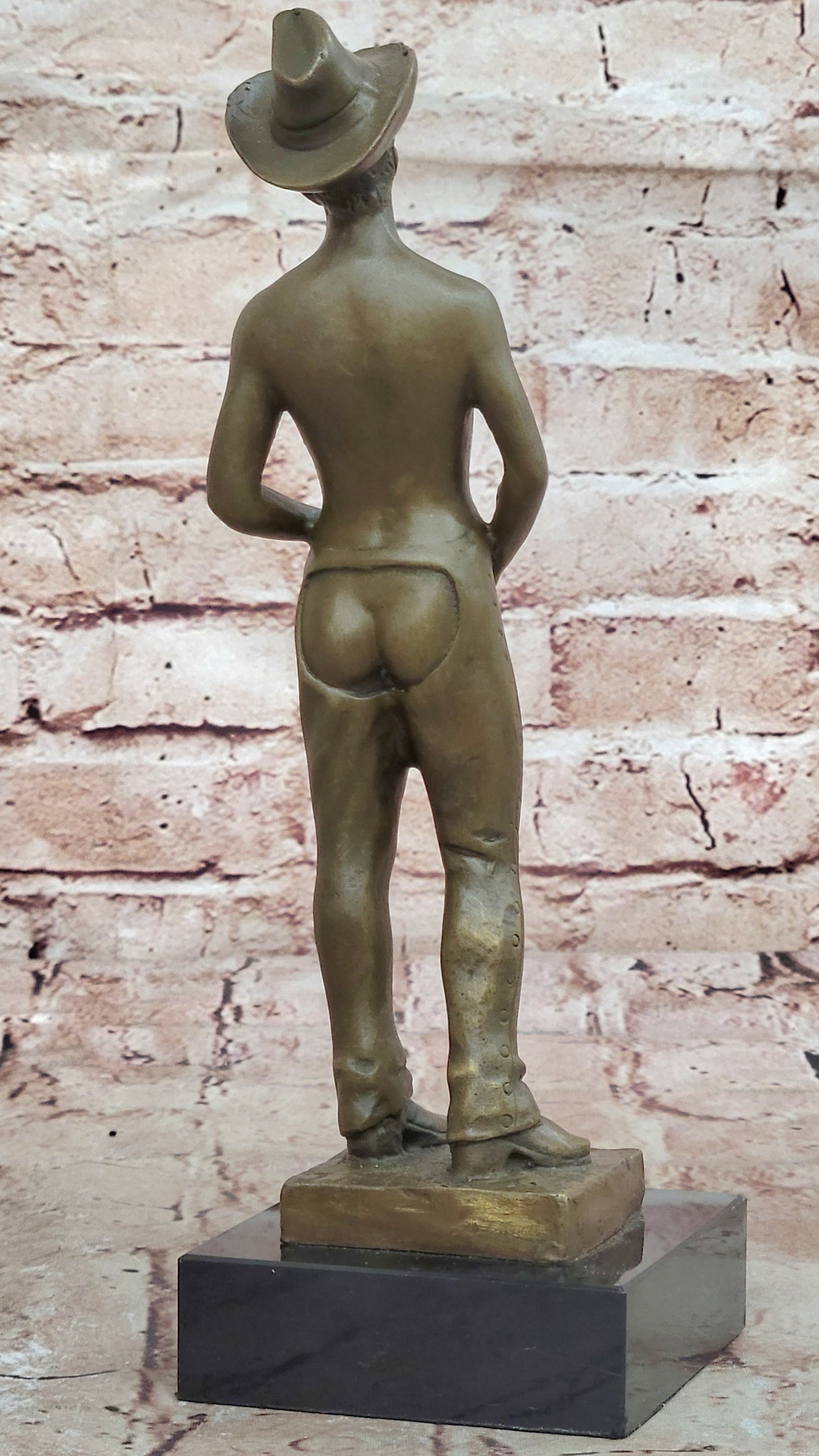 Nick Mario Handcrafted Bronze Sculpture Original Signed Artist Nude Figurine