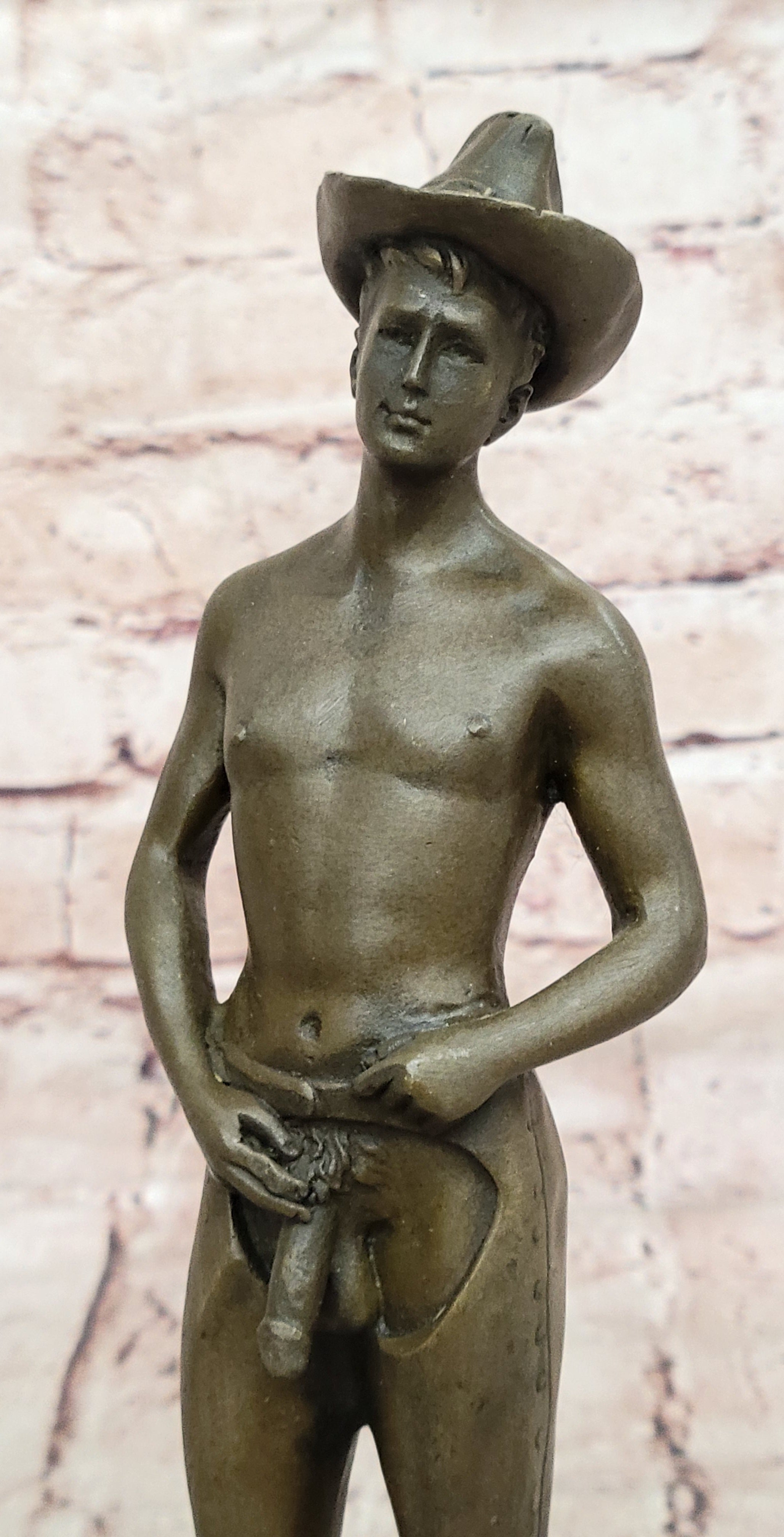 Nick Mario Handcrafted Bronze Sculpture Original Signed Artist Nude Figurine