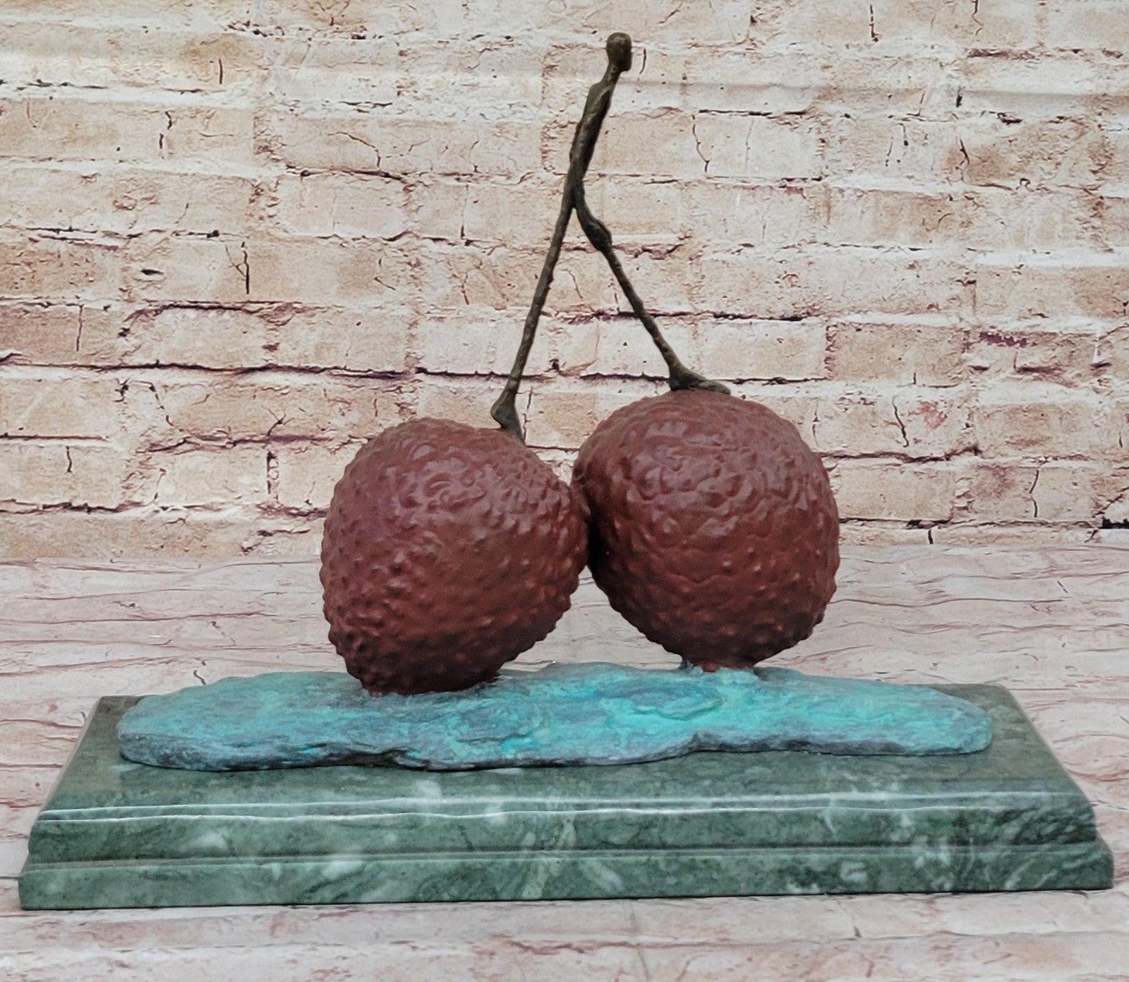 45 cm Bronze “Walking Man” Sculpture – Giacometti Style Modern Art Skulptur on Marble Base