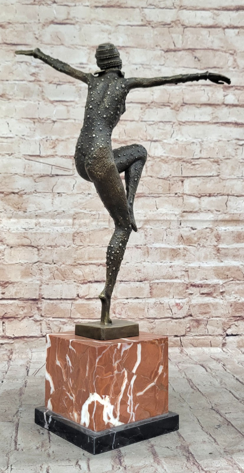 Handcrafted bronze sculpture SALE Chiparus By Dancer Lovely Figurine Figure Sale