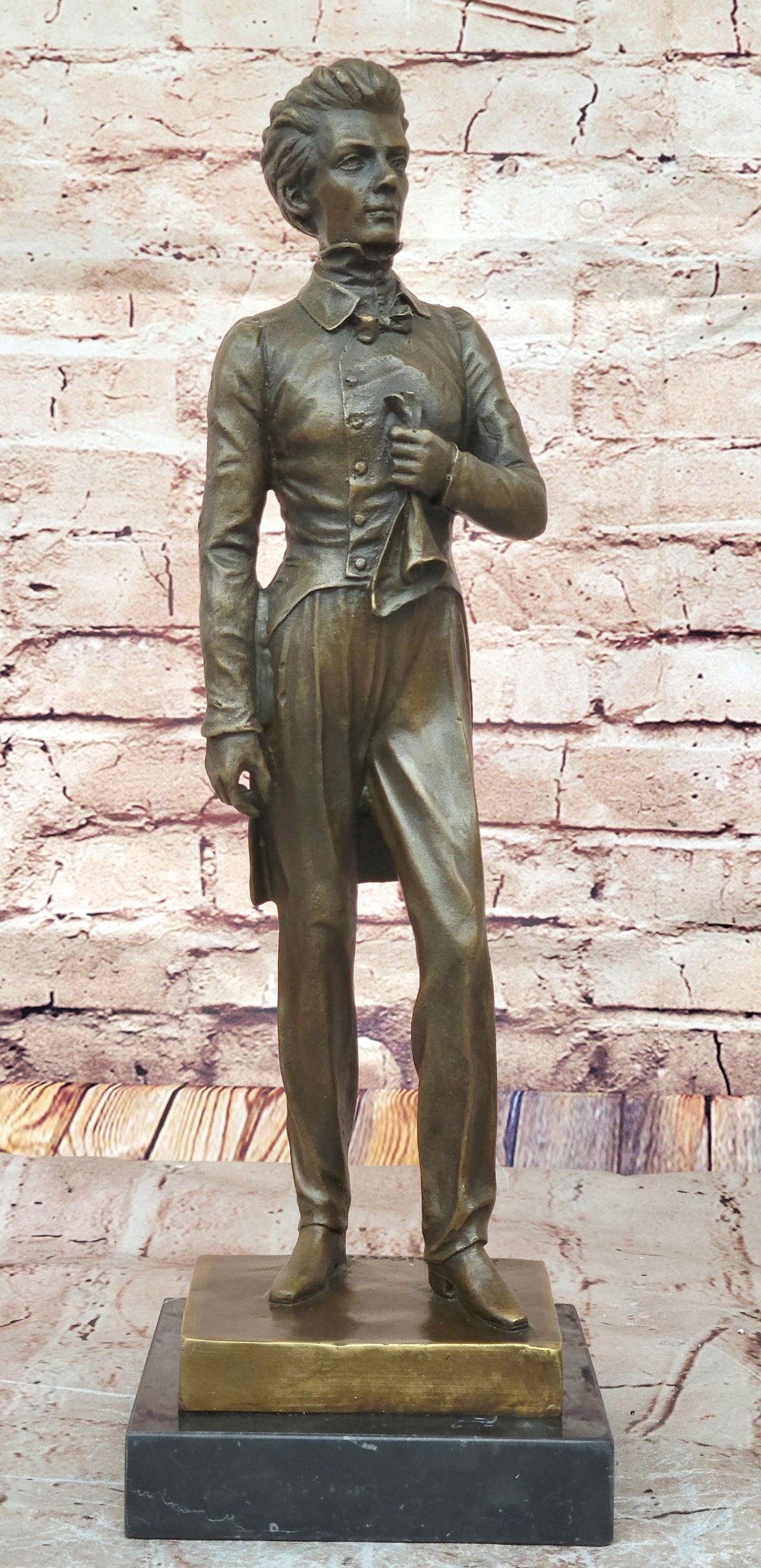 Handcrafted bronze sculpture SALE Figural President Andrew Jackson Stunning Sale