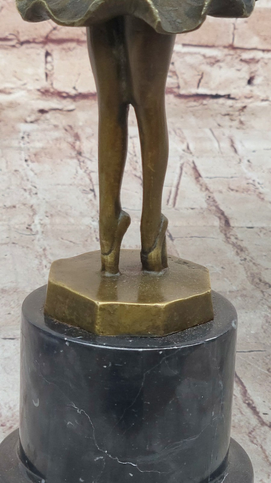 Child Danceing Girl Ballerina Home Garden Decor Bronze Sculpture Statue Art Gift