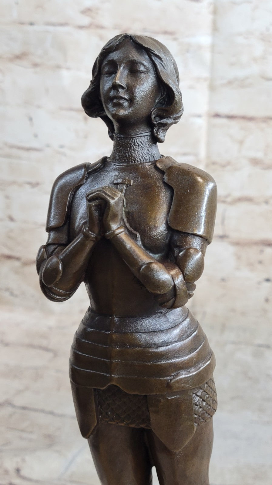 Handcrafted bronze sculpture SALE Deco Arc De Jeanne Joan Laugier French Figurin