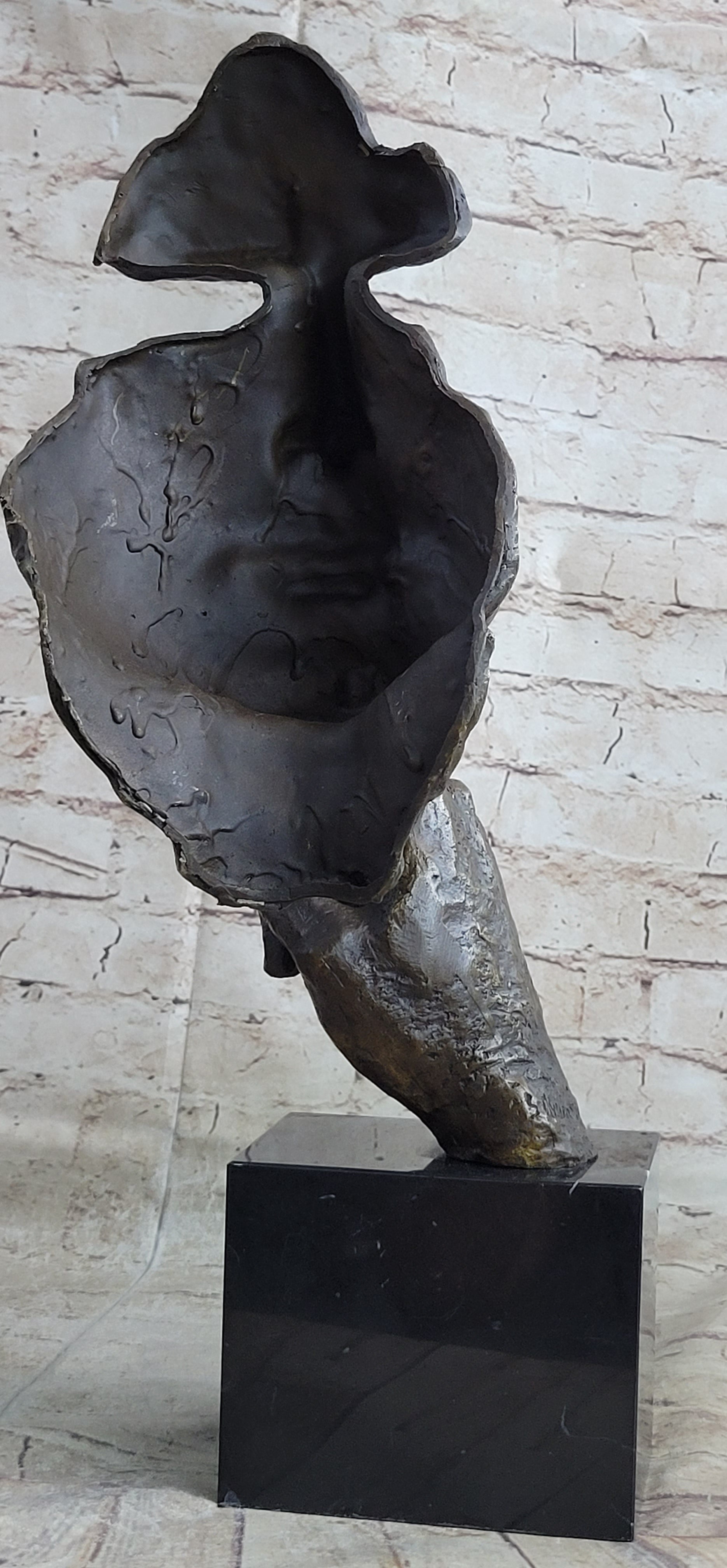 Statue/sculpture art déco/art nouveau Bronze Dali "Le Silence" Hot Cast Sale