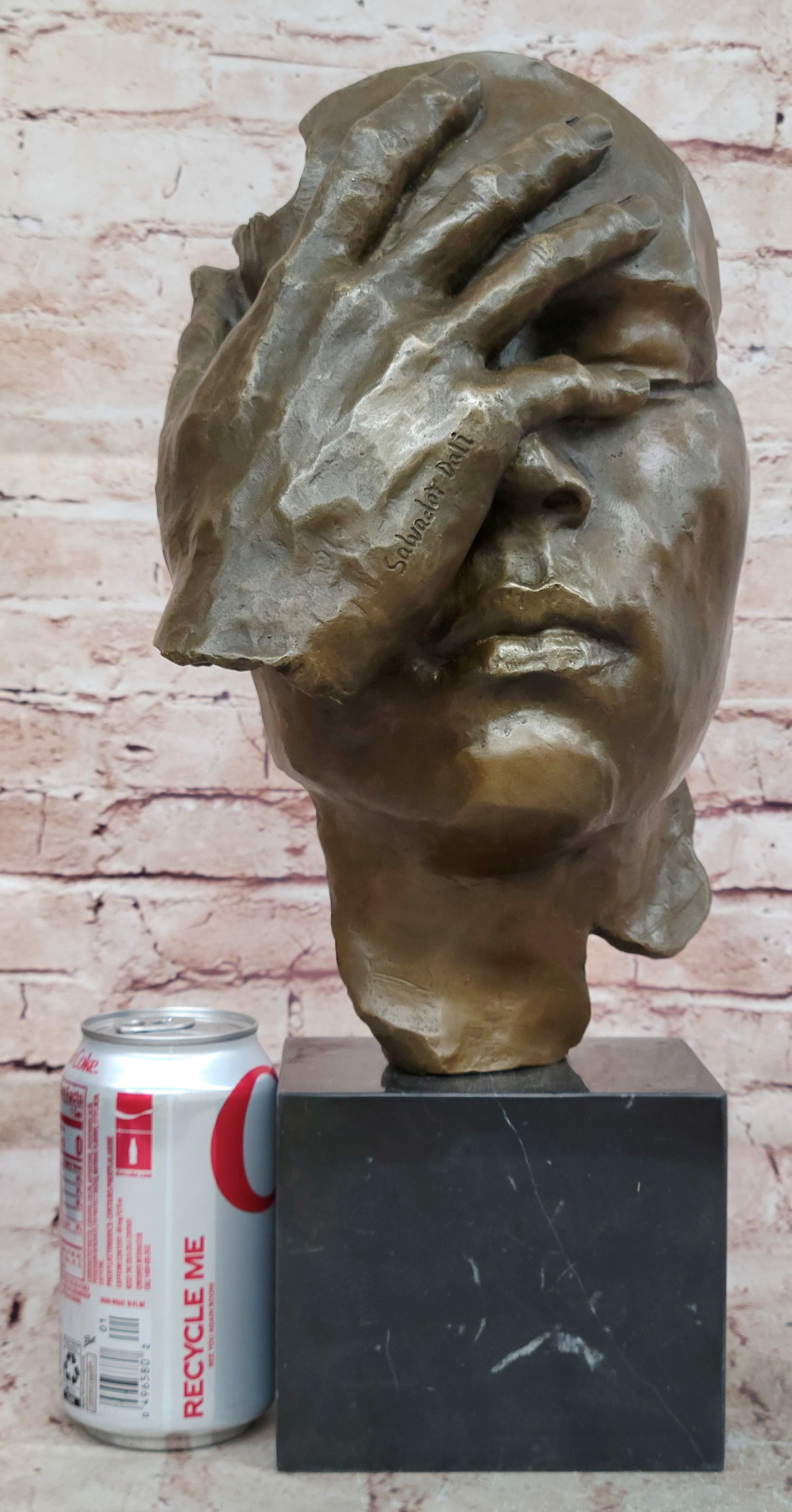 Salvador Dali Shame on Me Hot Cast Musuem Quality Bronze Sculpture Figurine