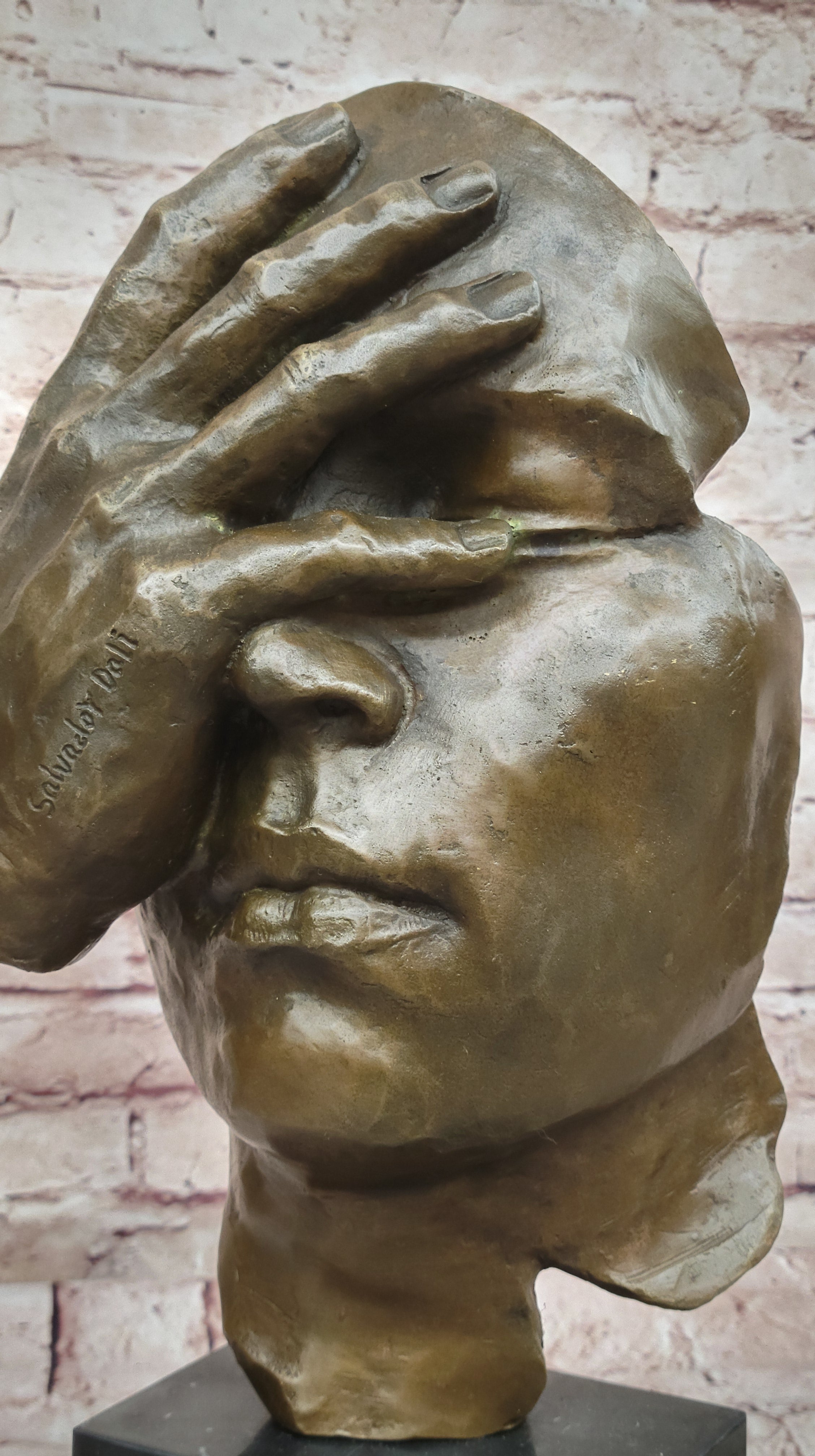 Salvador Dali Shame on Me Hot Cast Musuem Quality Bronze Sculpture Figurine