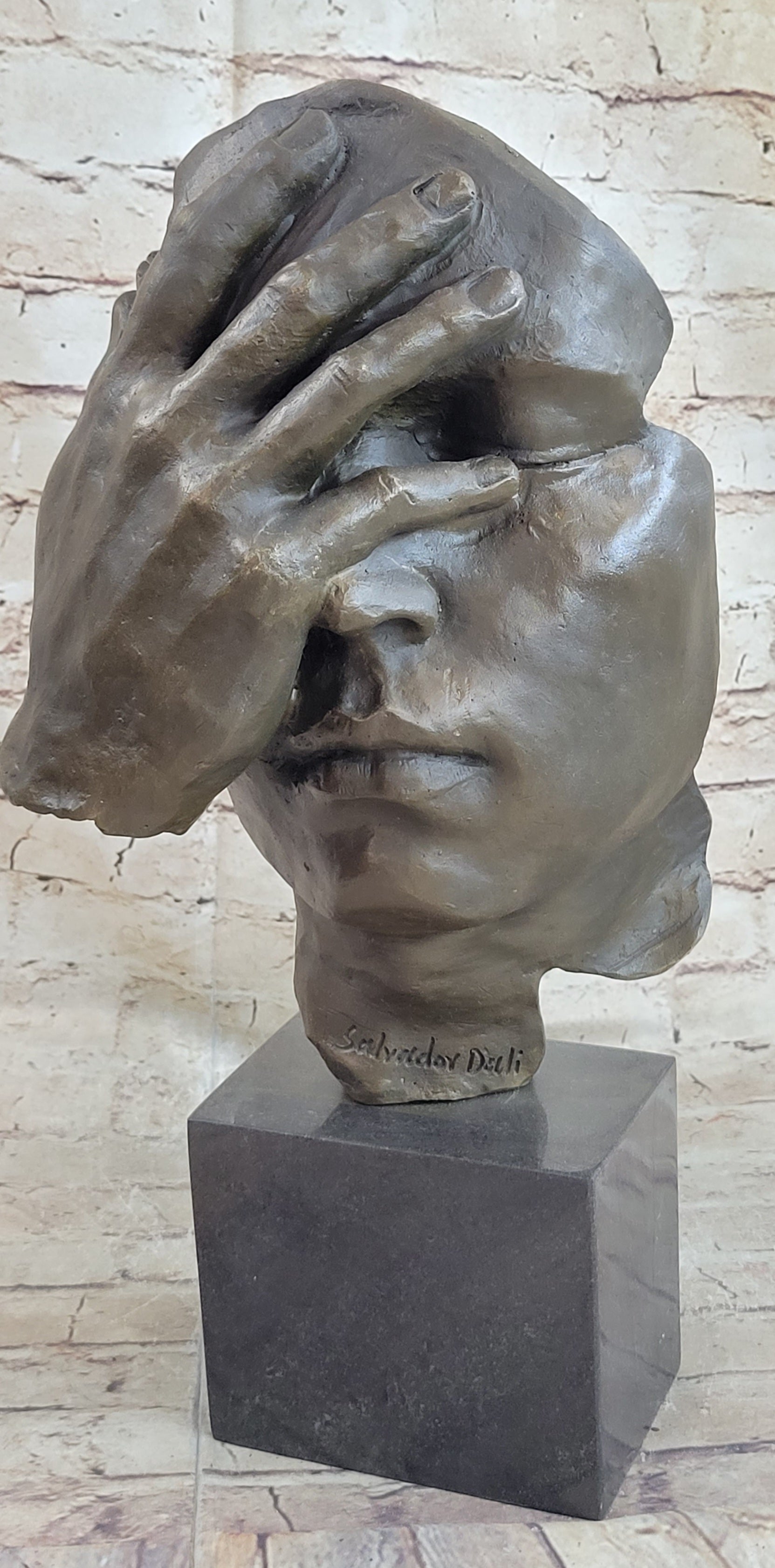 Salvador Dali Shame on Me Hot Cast Musuem Quality Bronze Sculpture Figurine