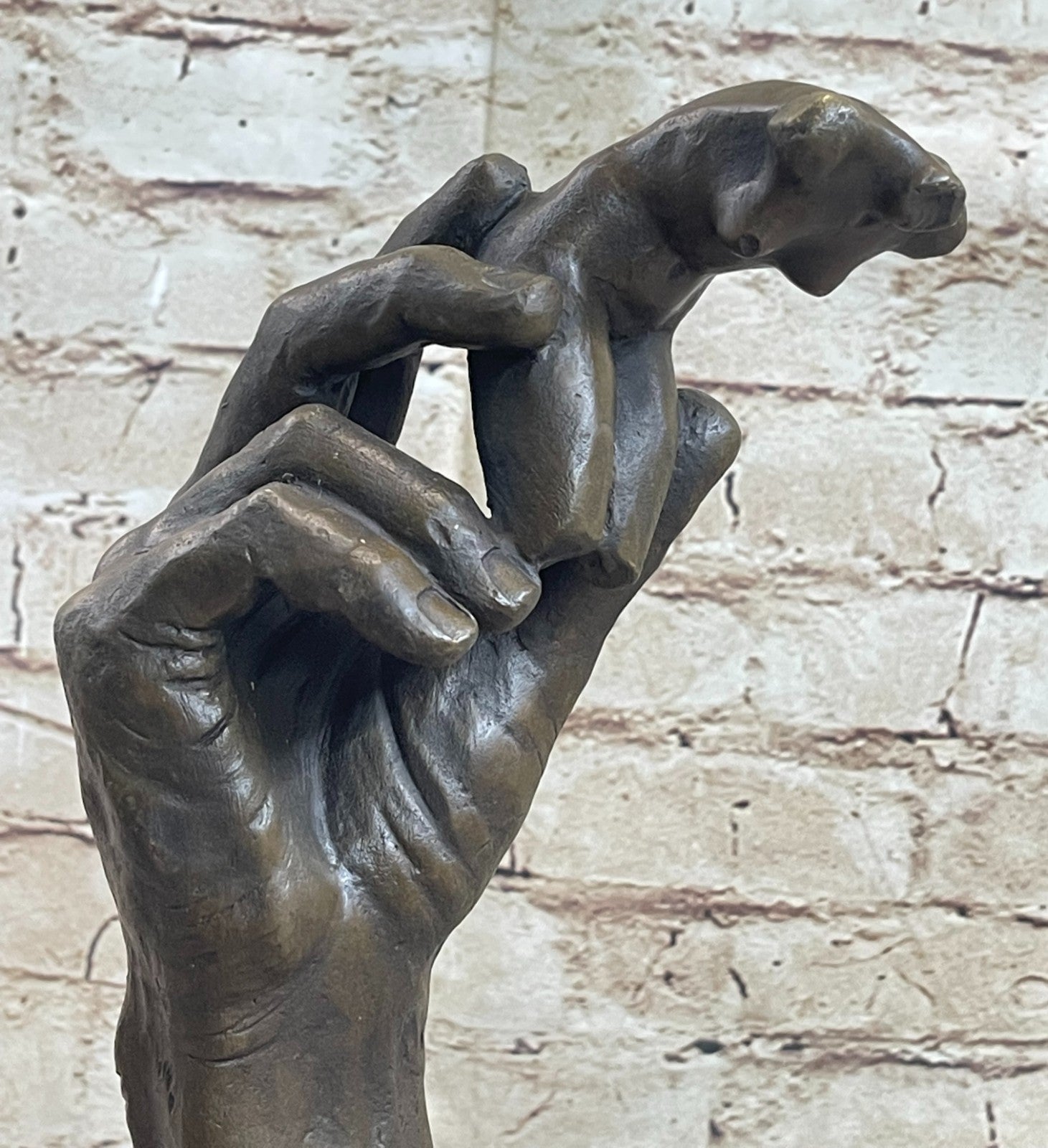 The Hand of Rodin Bronze Hot Cast Sculpture Figurine Figure Statue Hot Cast Sale